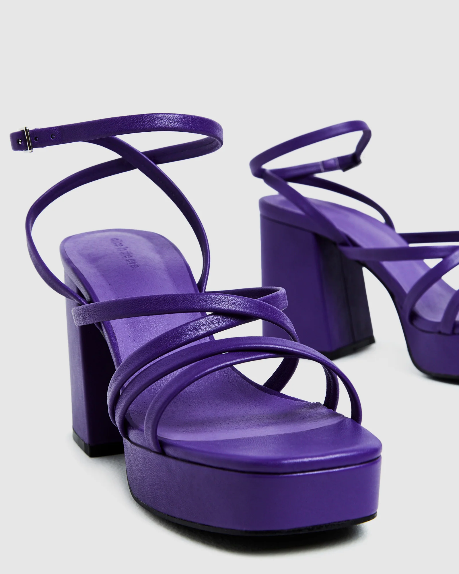 Pump It Platform Heels Violet