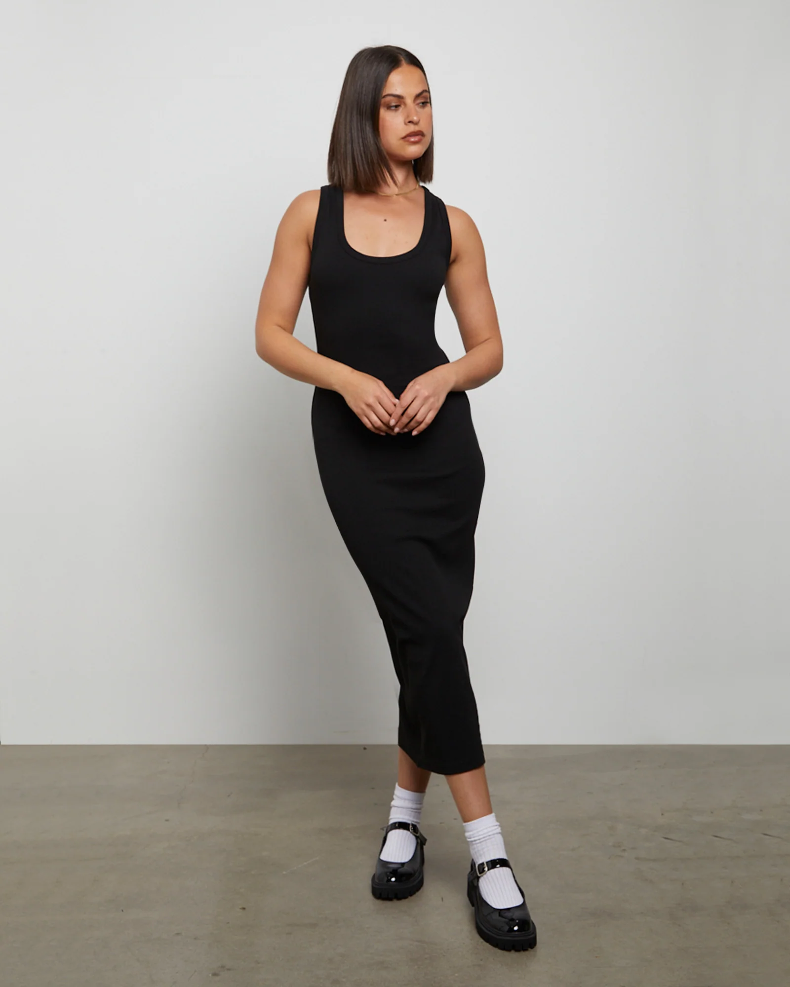 Racer Back Midi Dress