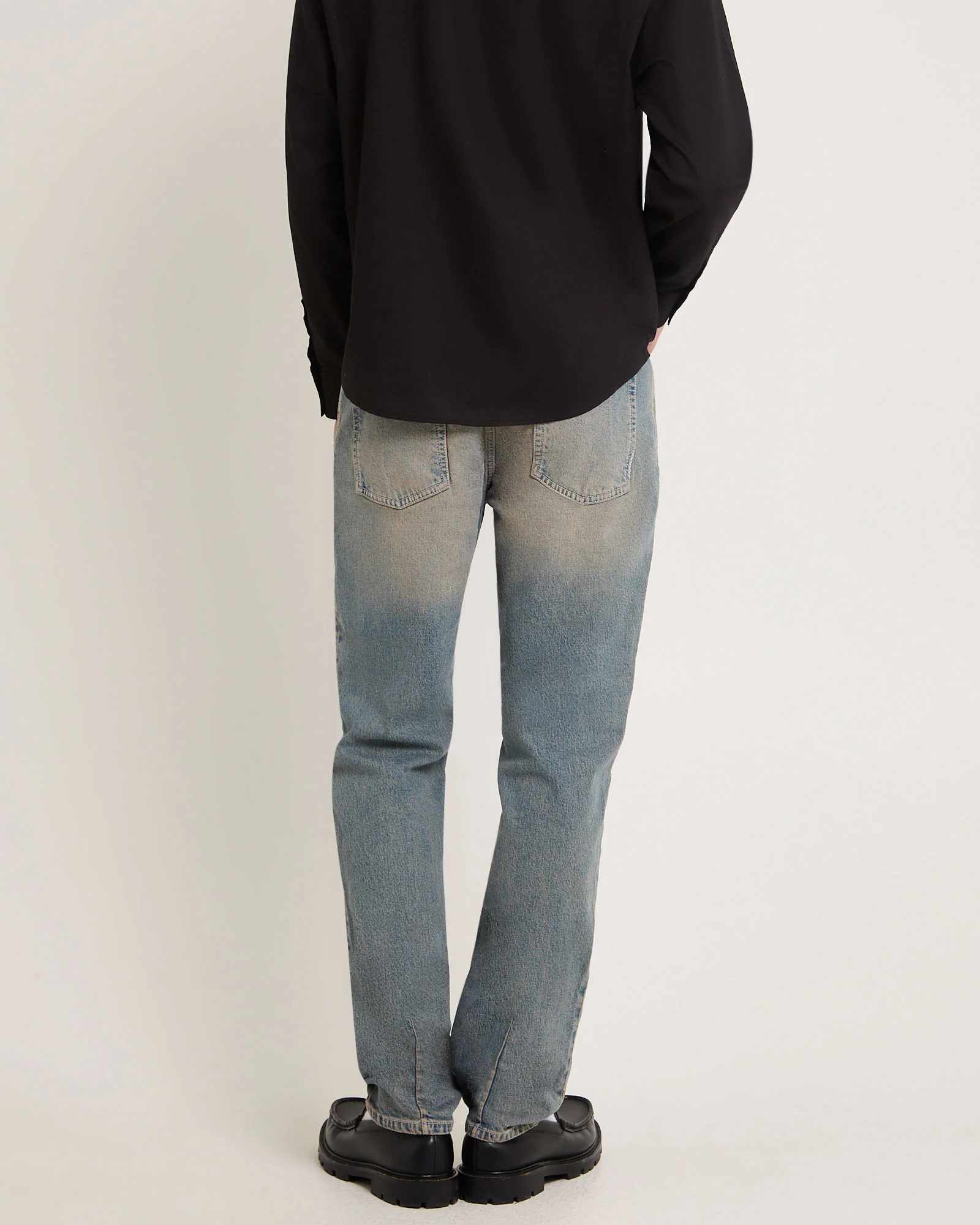 Ray Straight Denim Jeans Salt - Image 2