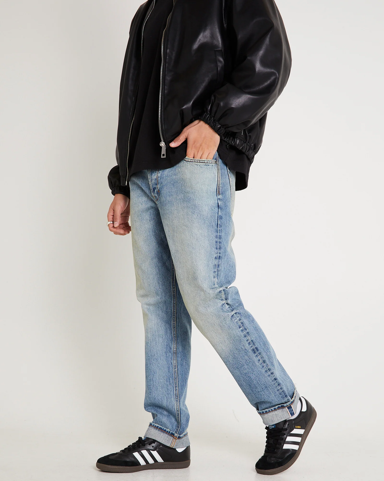 Ray Straight Denim Jeans Rodeo Selvedge - Image 4