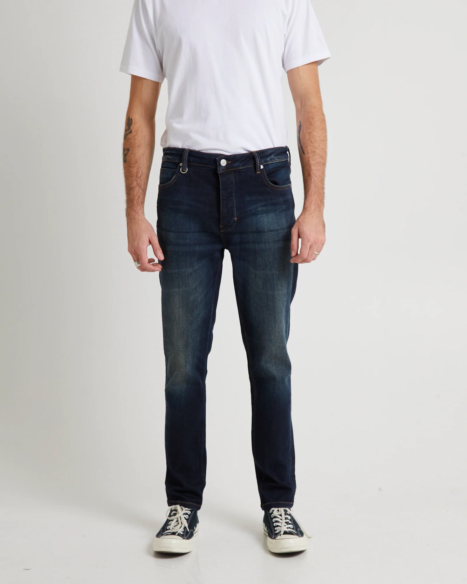 Ray Tapered Lost Denim Jeans - Image 3