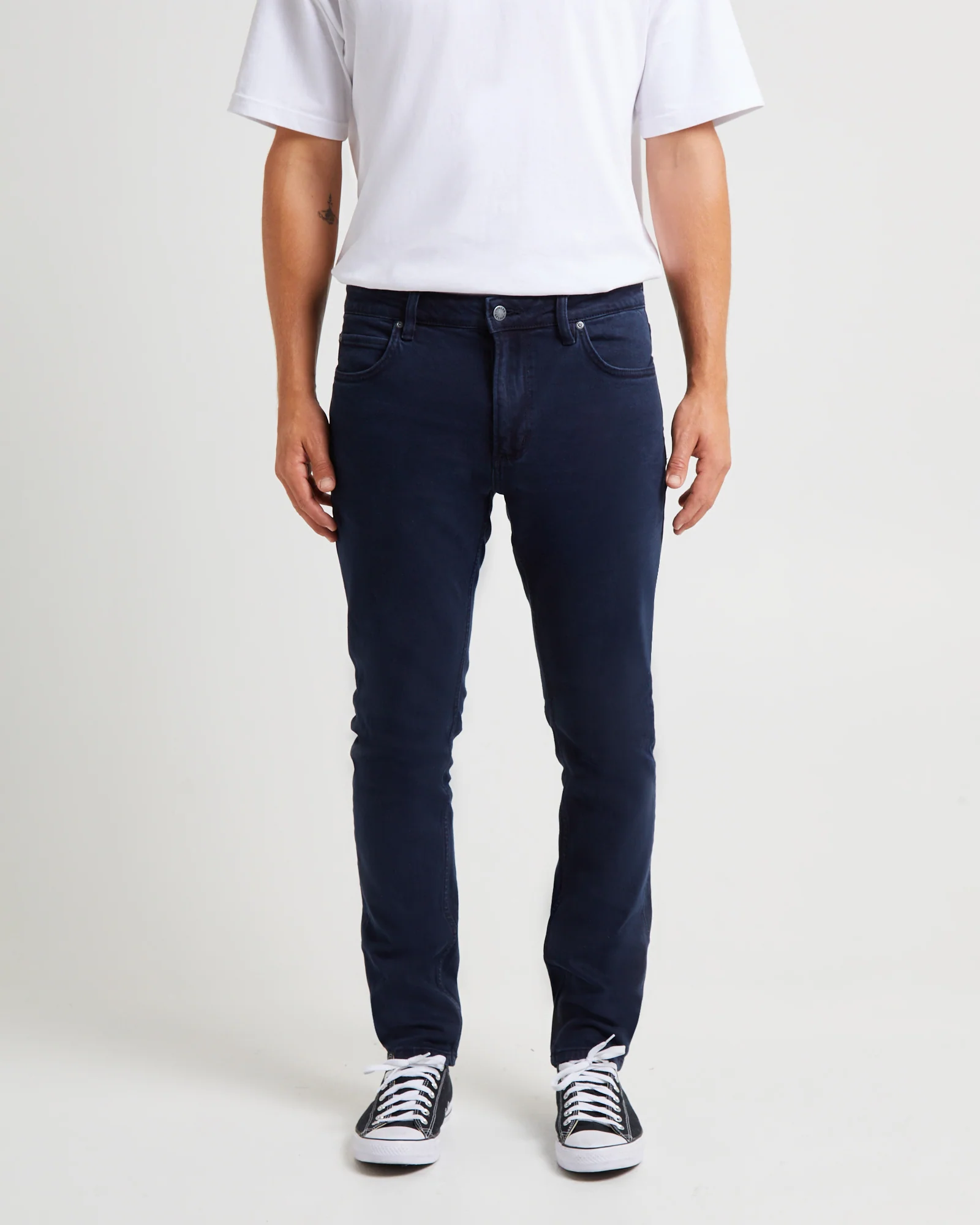 Reefer Taper Denim Jeans Midnight - Image 4