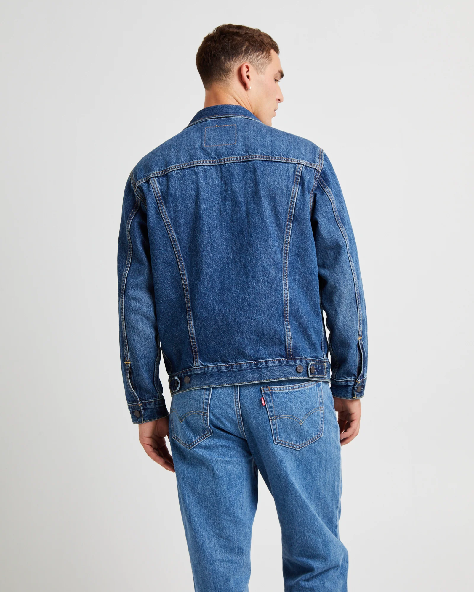 Relaxed Fit Trucker Denim Jacket Waterfalls - Image 2