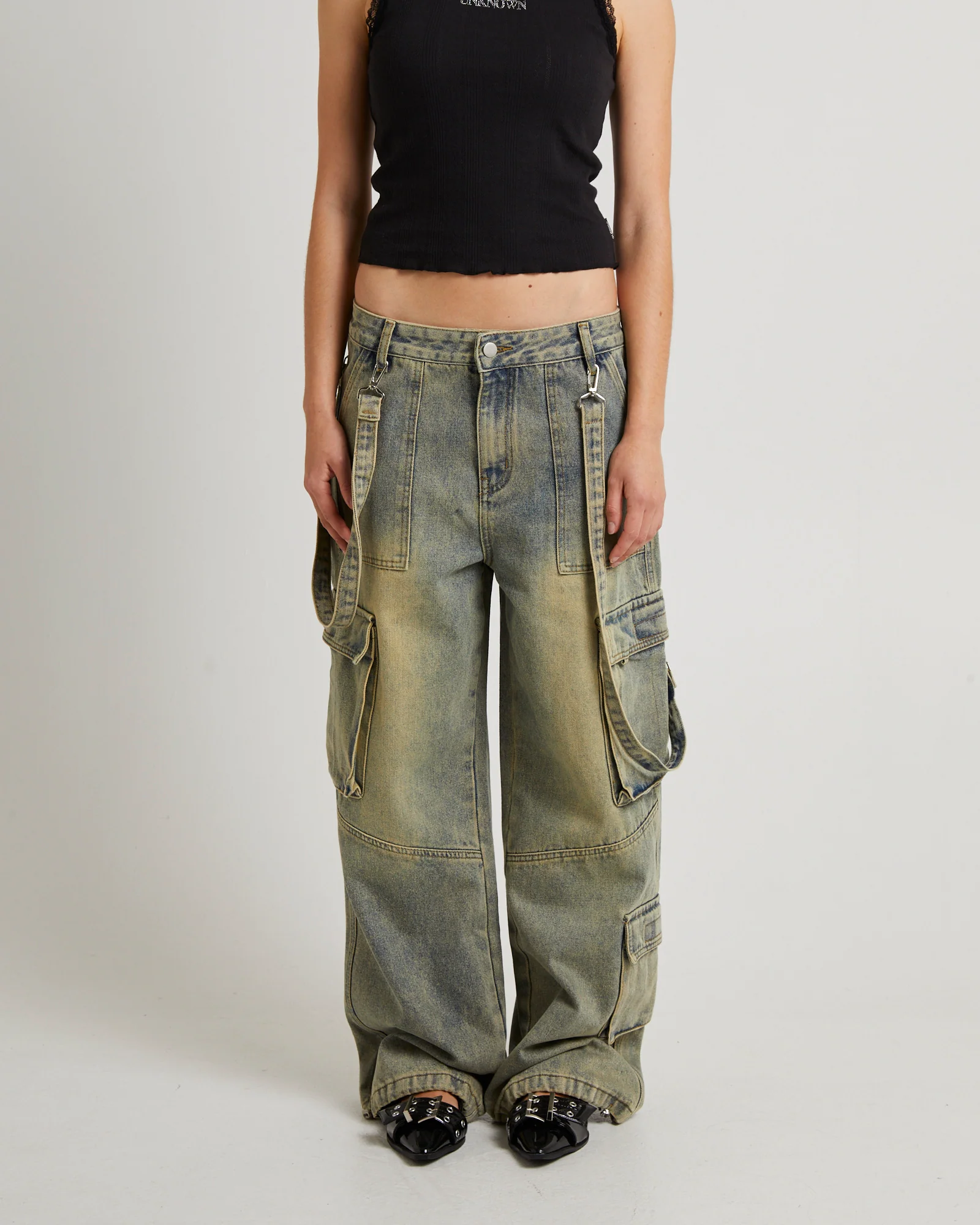 Remedy Denim Cargo Pants