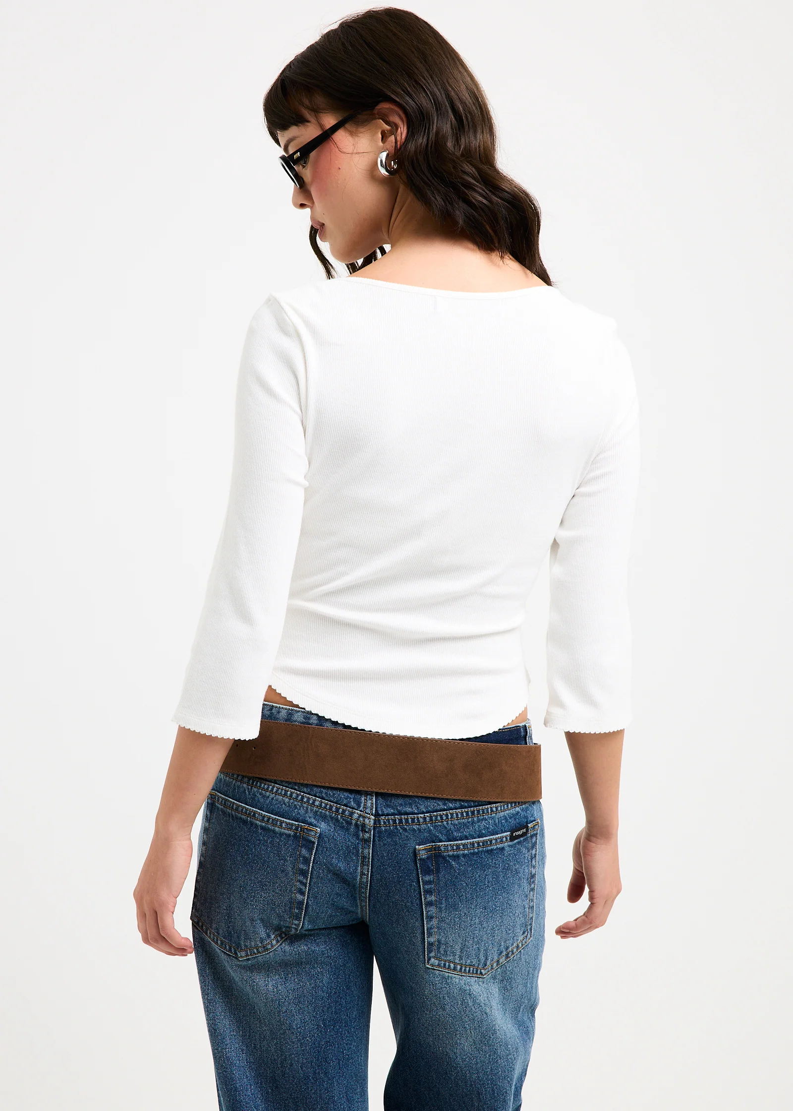 Remy Bind 3/4 Sleeve Top - Image 2
