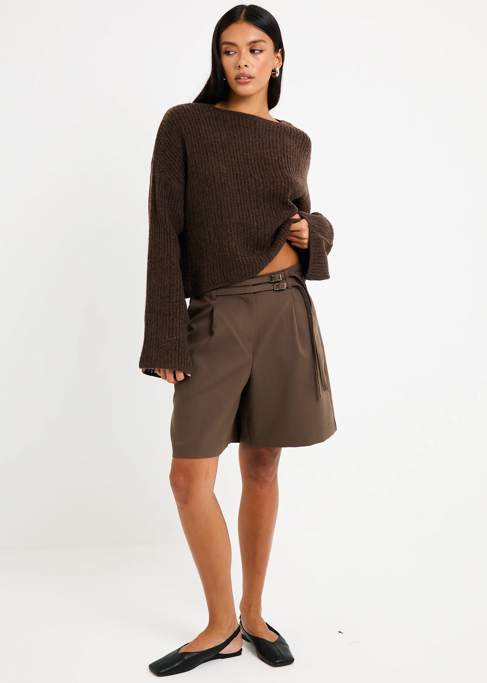 Renelle Belt Detail Bermuda