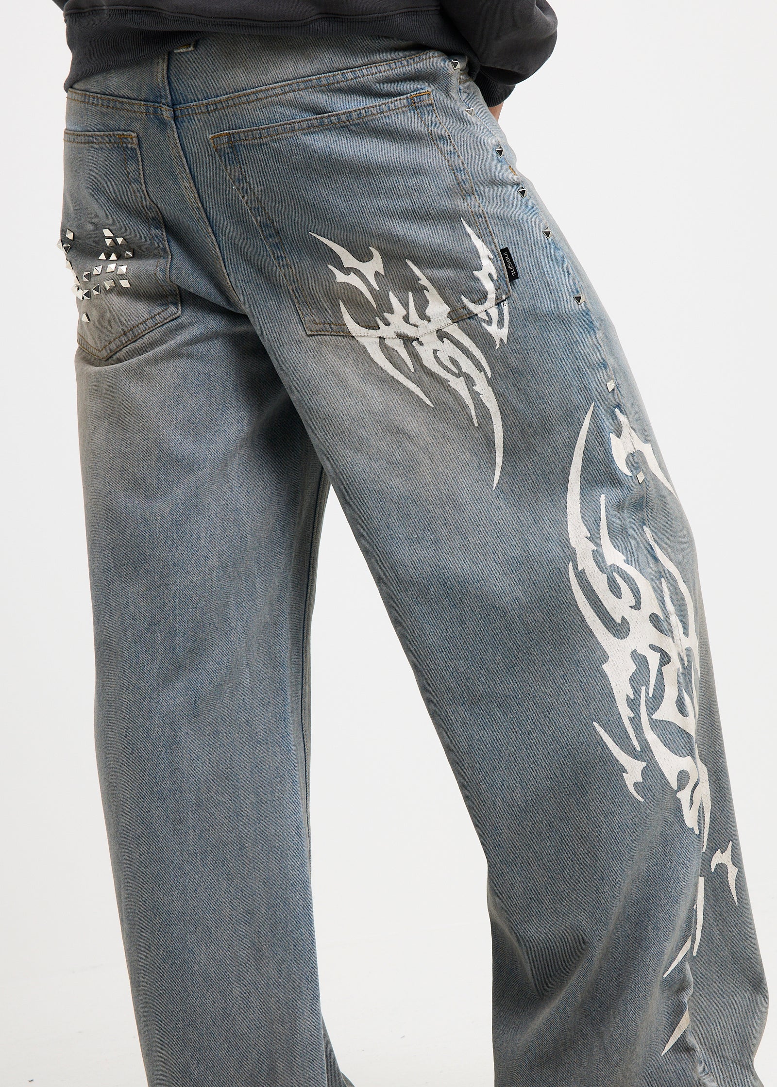 Reno Tribal Denim Jeans - Image 2