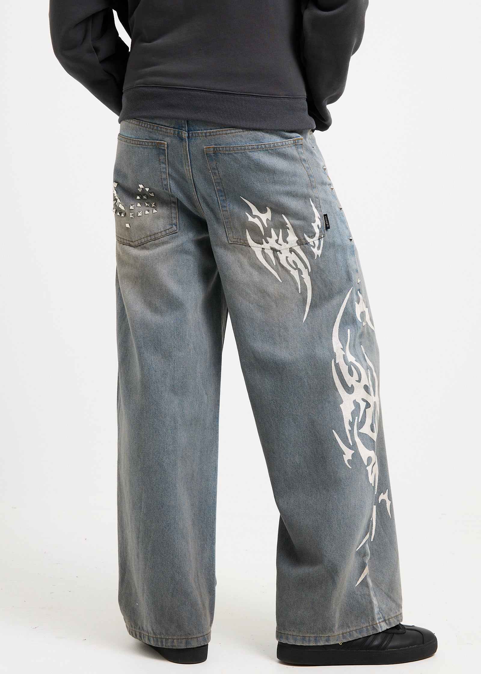 Reno Tribal Denim Jeans - Image 4