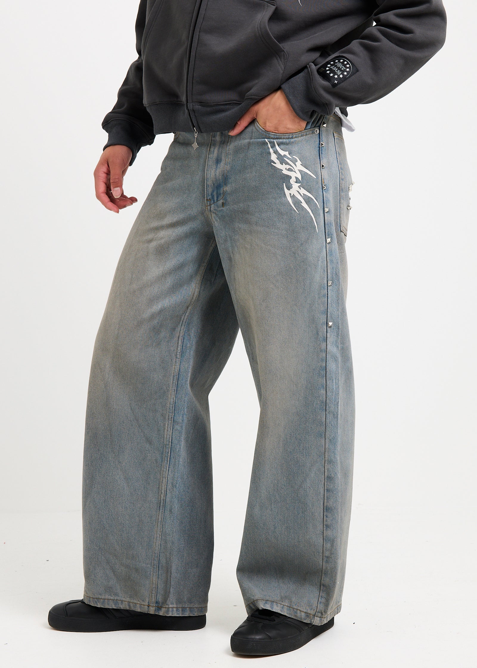 Reno Tribal Denim Jeans - Image 5