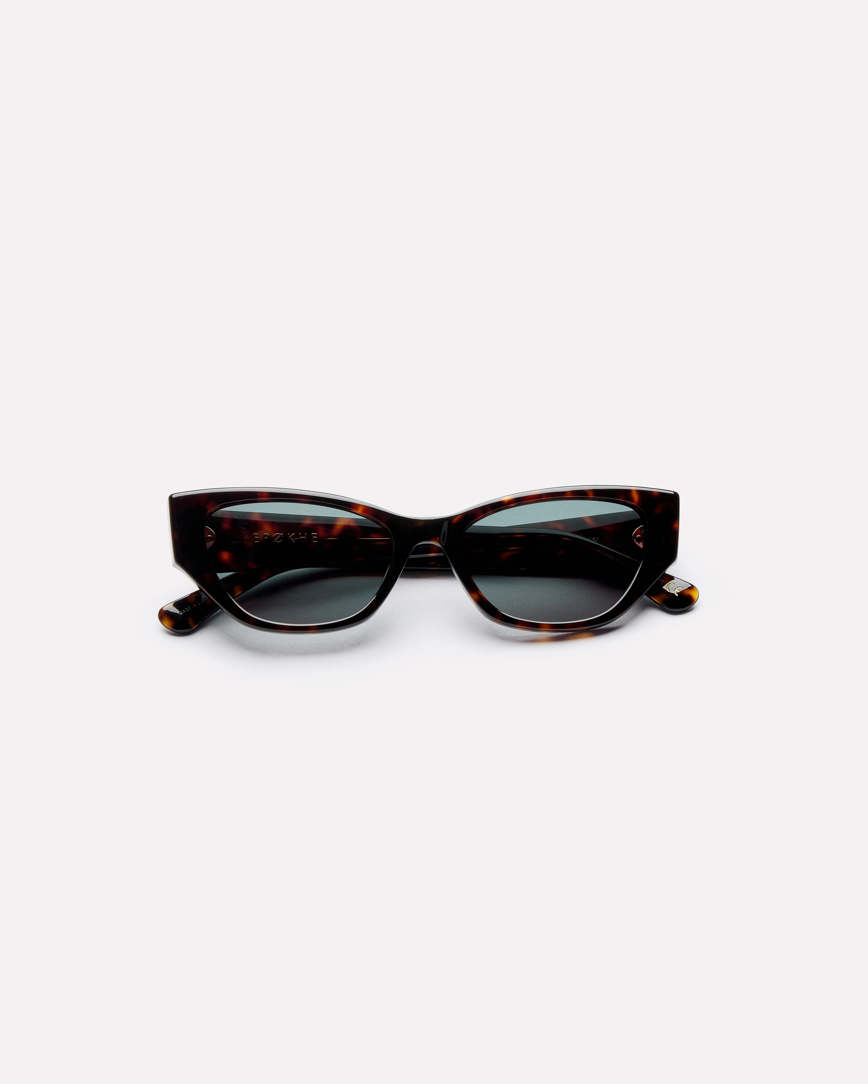 Reprise Sunglasses in Tortoise Polished/Green - Image 2