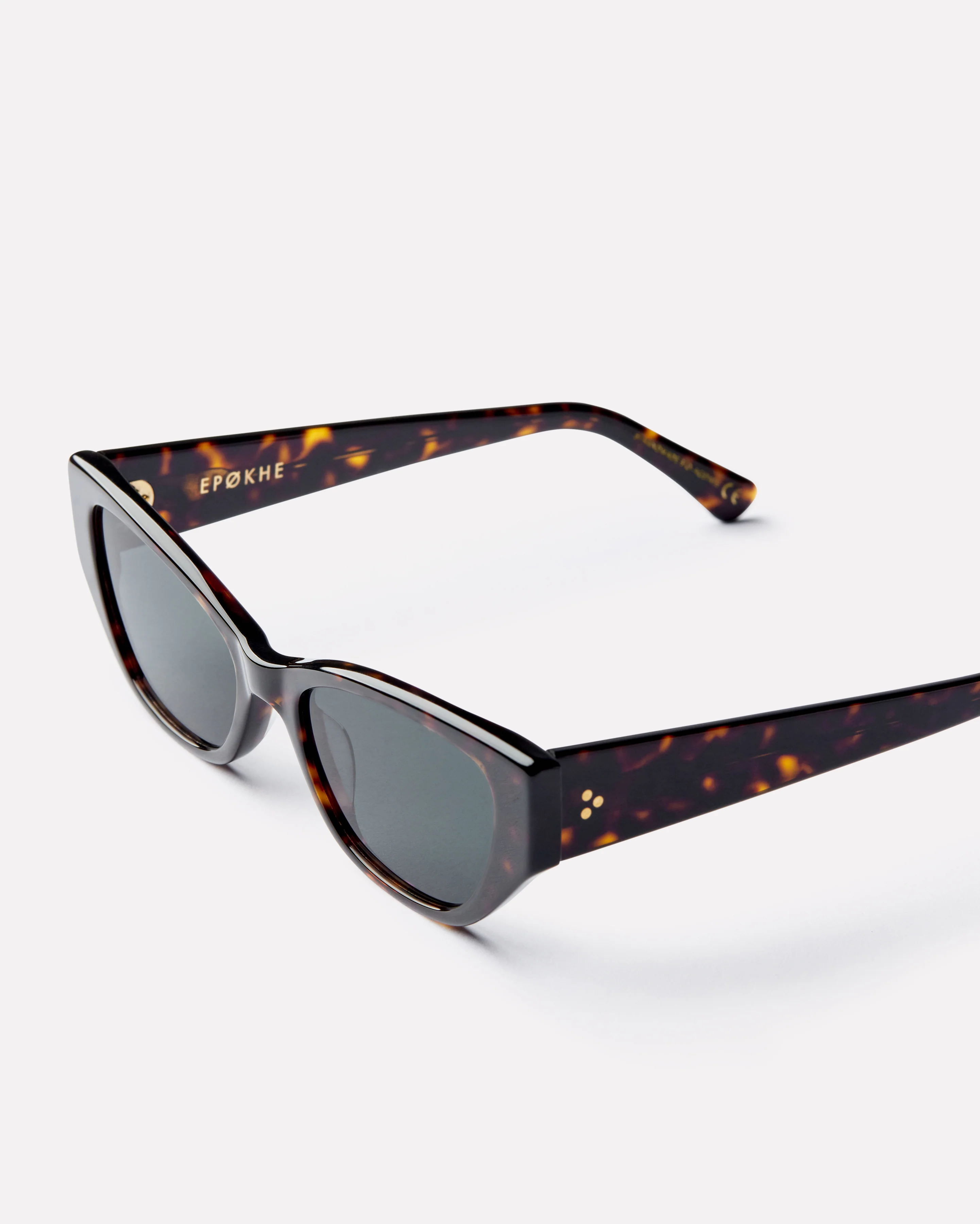 Reprise Sunglasses in Tortoise Polished/Green - Image 3