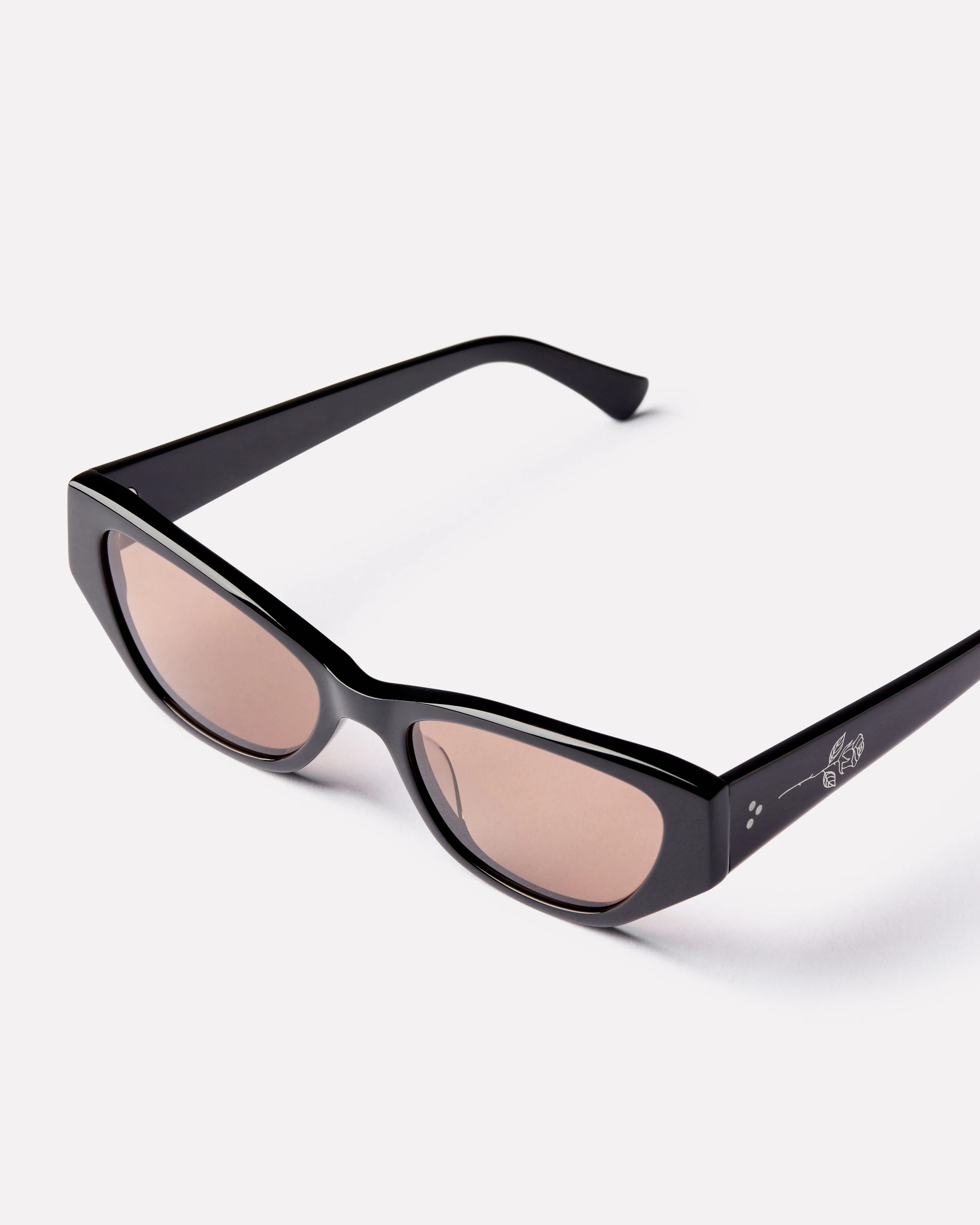 Reprise x Jack Freestone Sunglasses in Black/Bronze Amber - Image 3
