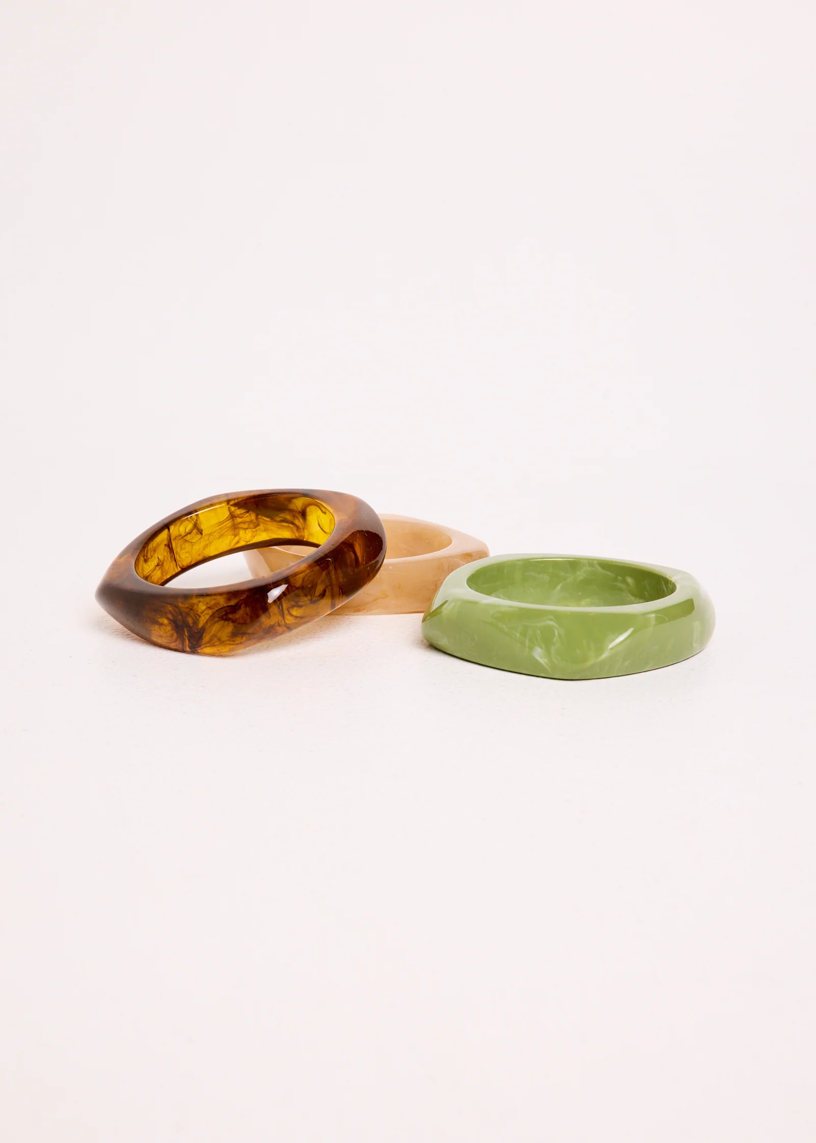Resin Bangle 3 Pack