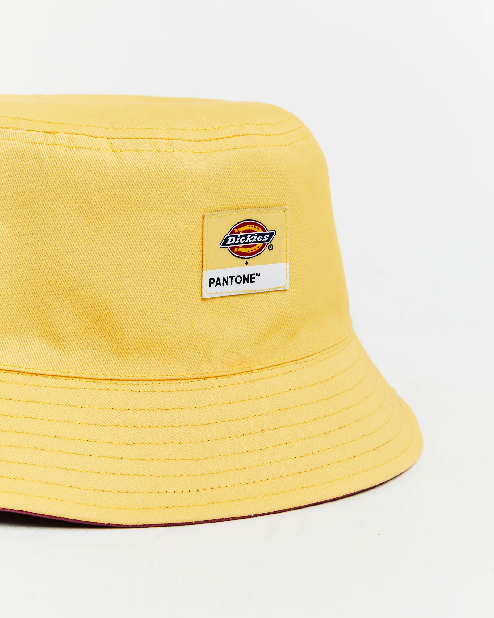 Reversible Bucket Hat in Malaga and Cornsilk Yellow - Image 4