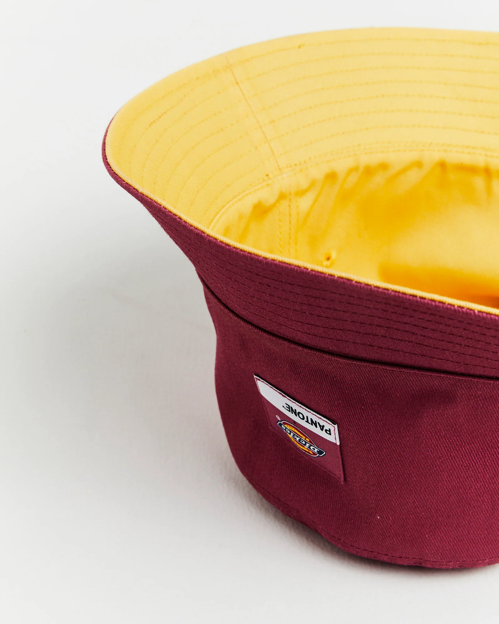 Reversible Bucket Hat in Malaga and Cornsilk Yellow - Image 5