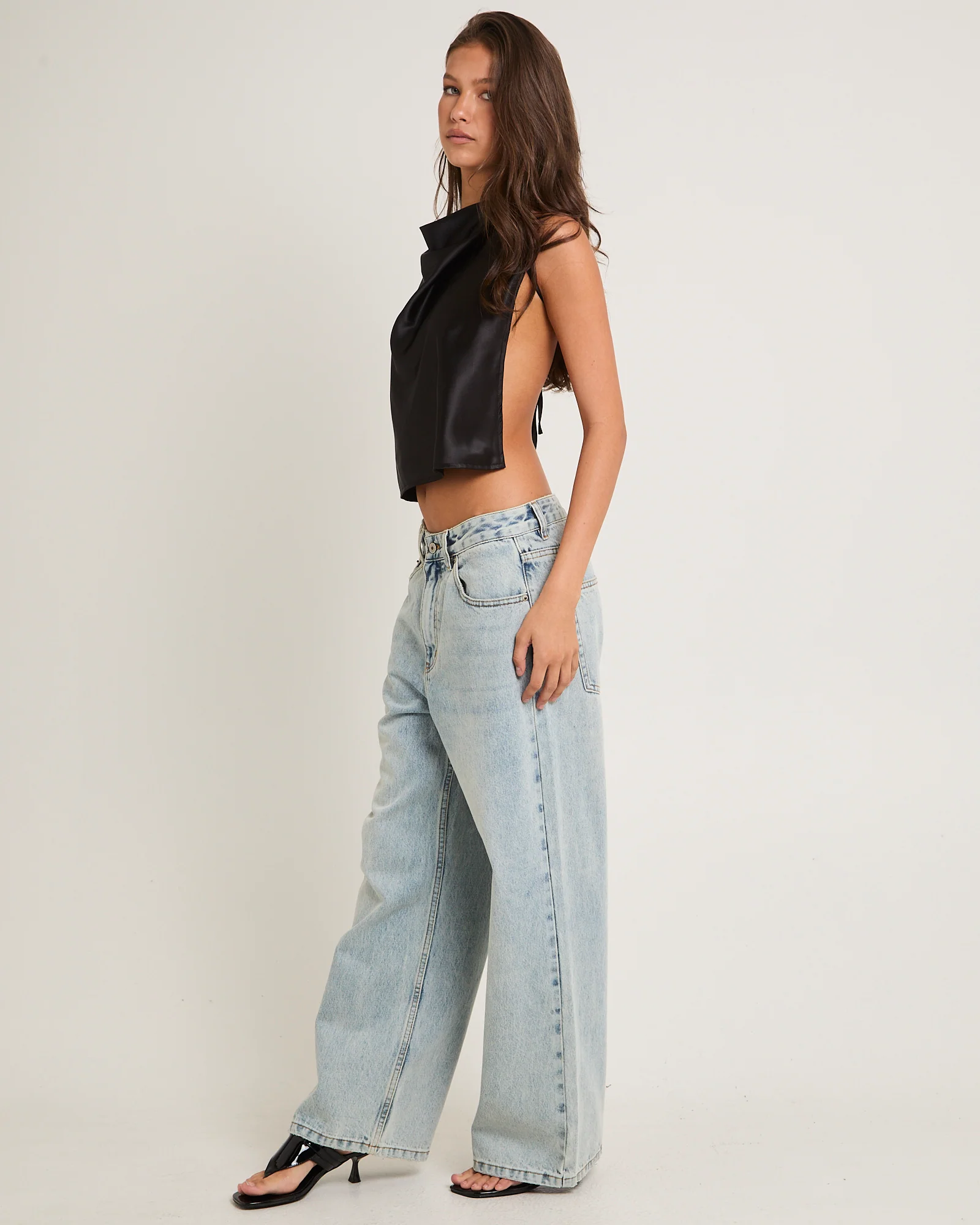Rez Maxi Baggy Denim Jeans Petite - Image 4