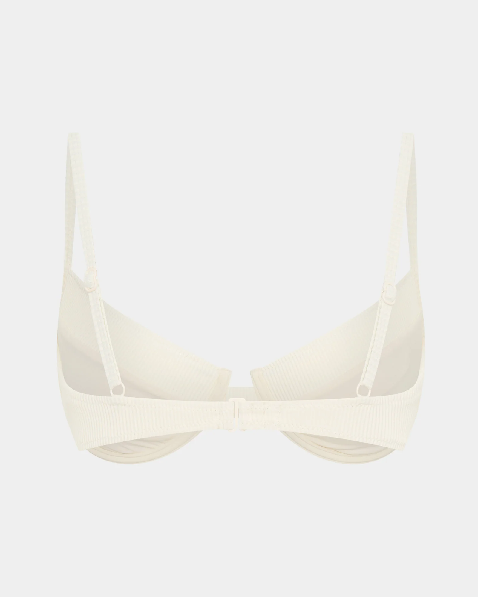 Rib Cut Out Underwire Bikini Top Bikini Top - Image 8