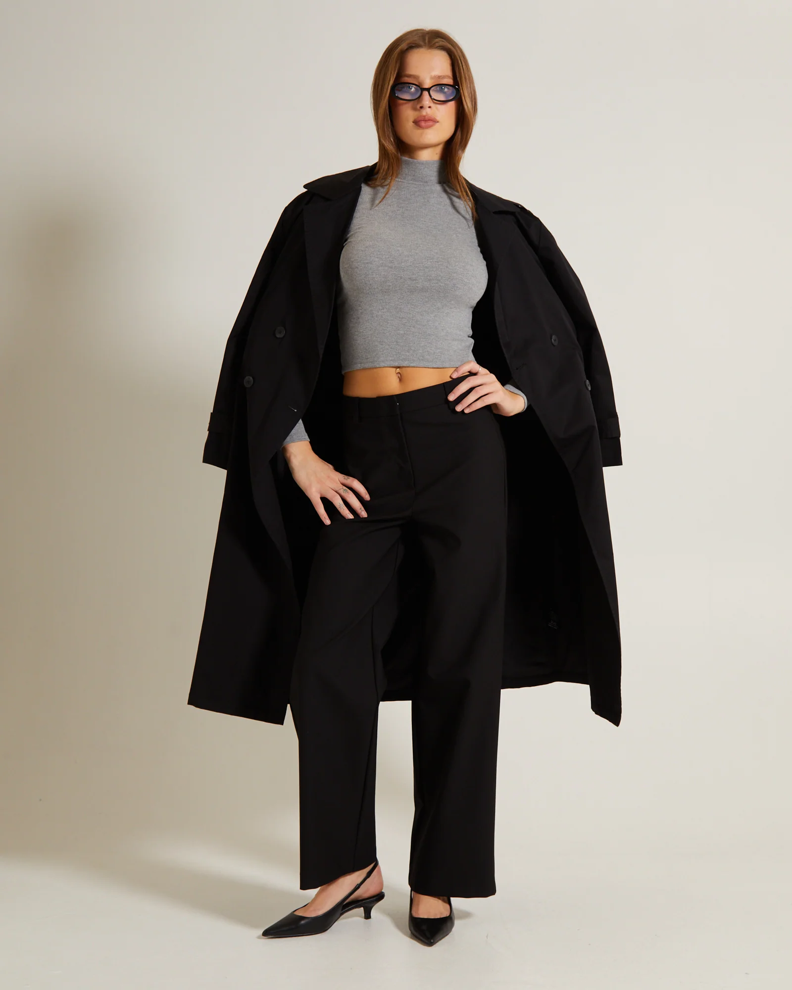 Ribbed Long Sleeve Skivvy - Image 3