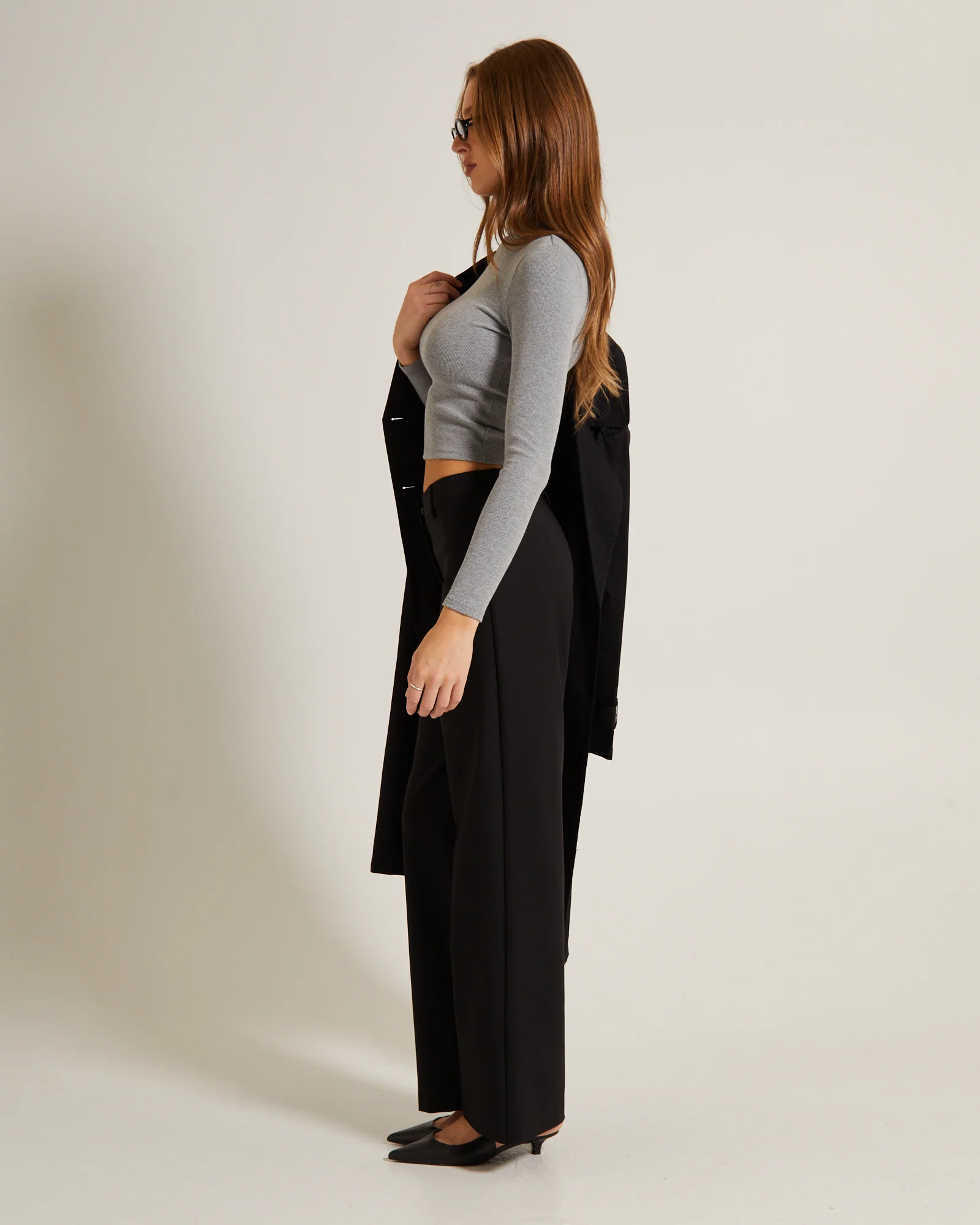 Ribbed Long Sleeve Skivvy - Image 4