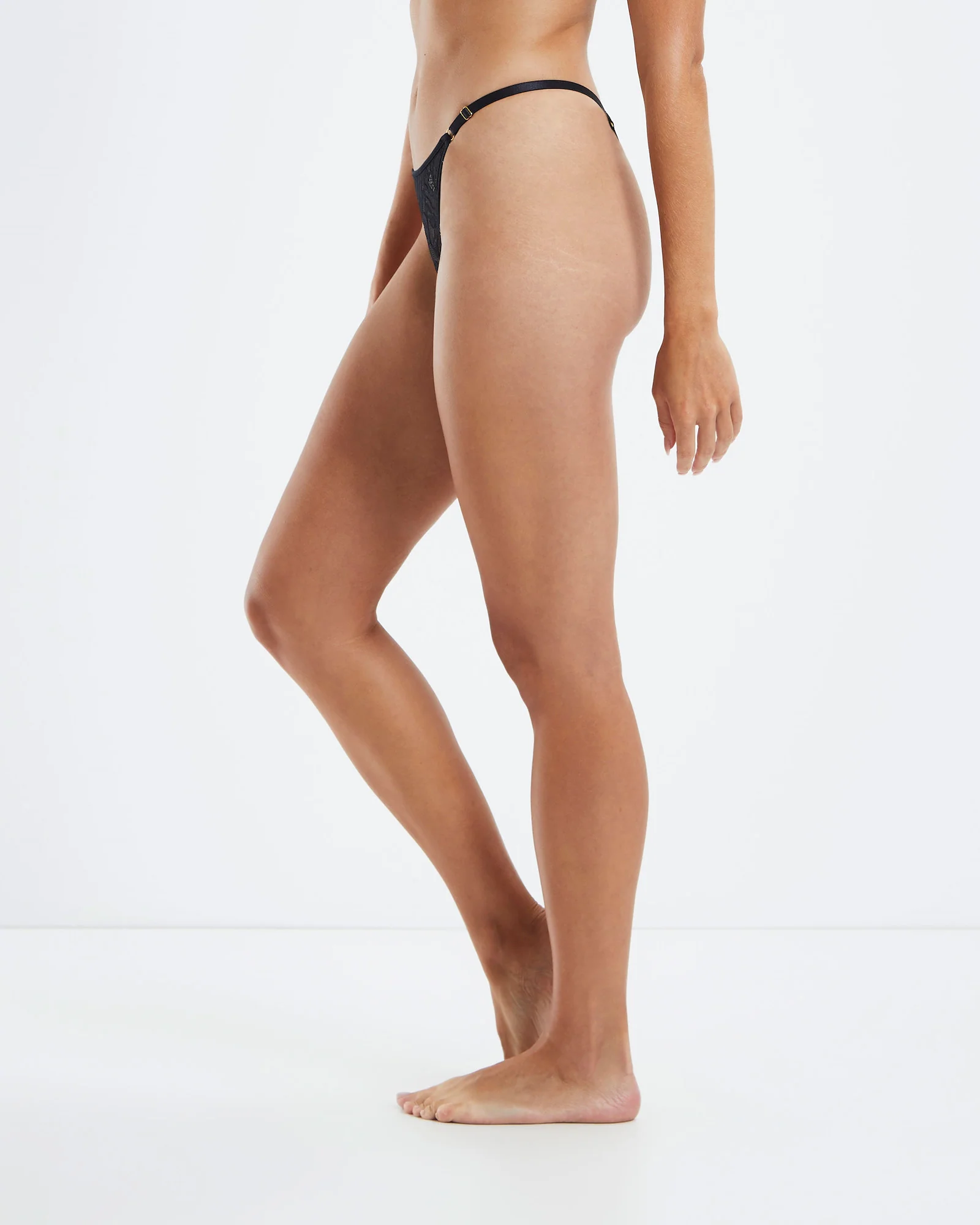 Rico Embroidered Mesh Thong - Image 5