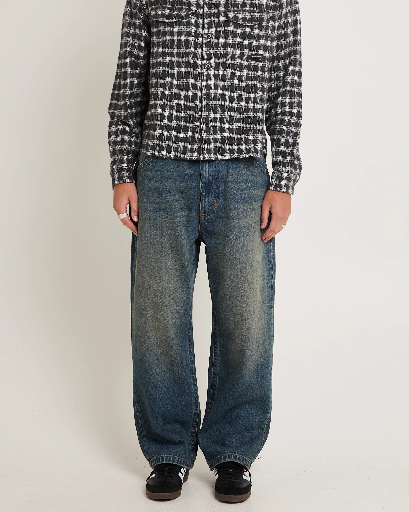 Rip Curl A6 Big Baggy Denim Jeans Zane Board