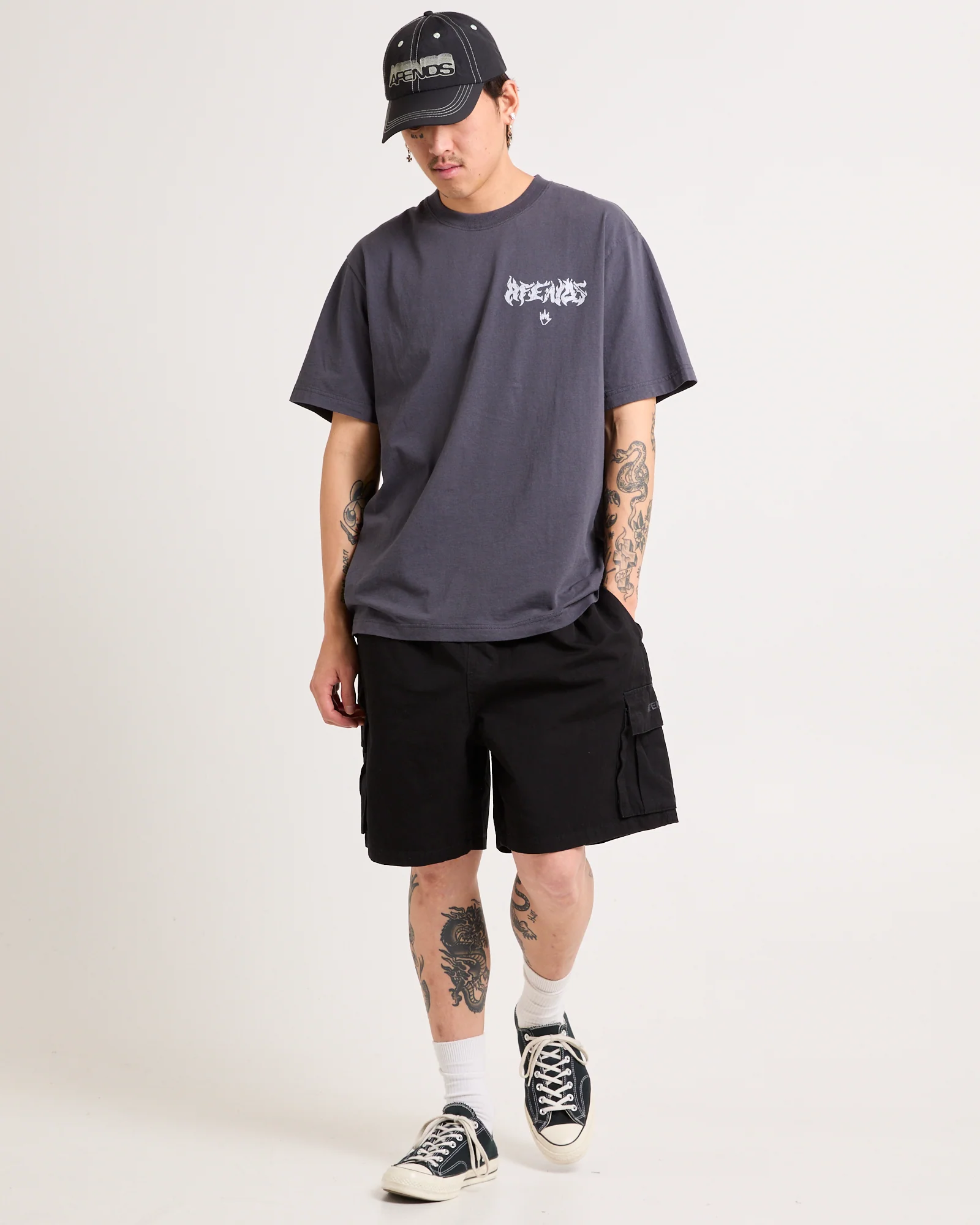 Ripped Out 98 Oversized Cargo Short 20" - Image 3