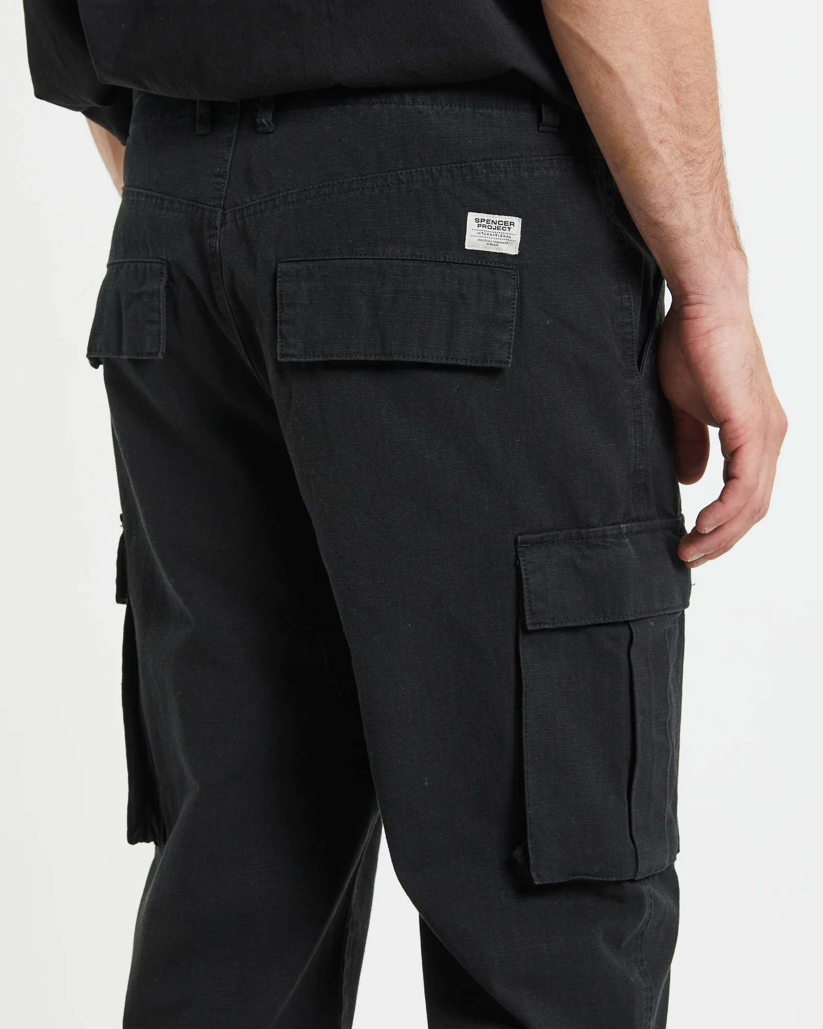 Ripstop Cargo Pants Black - Image 12
