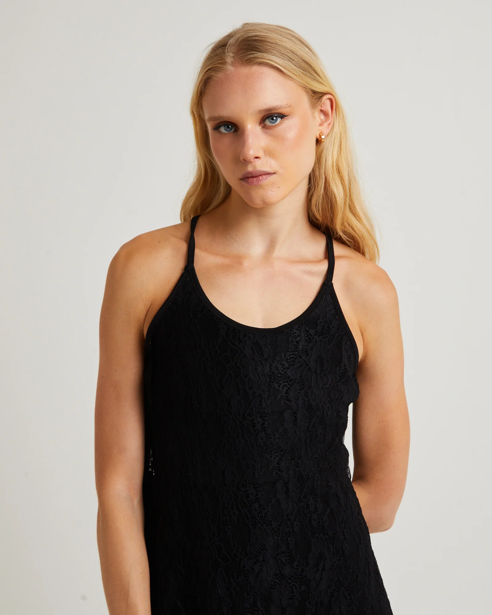 Sacred Lace Midi Dress Black - Image 8