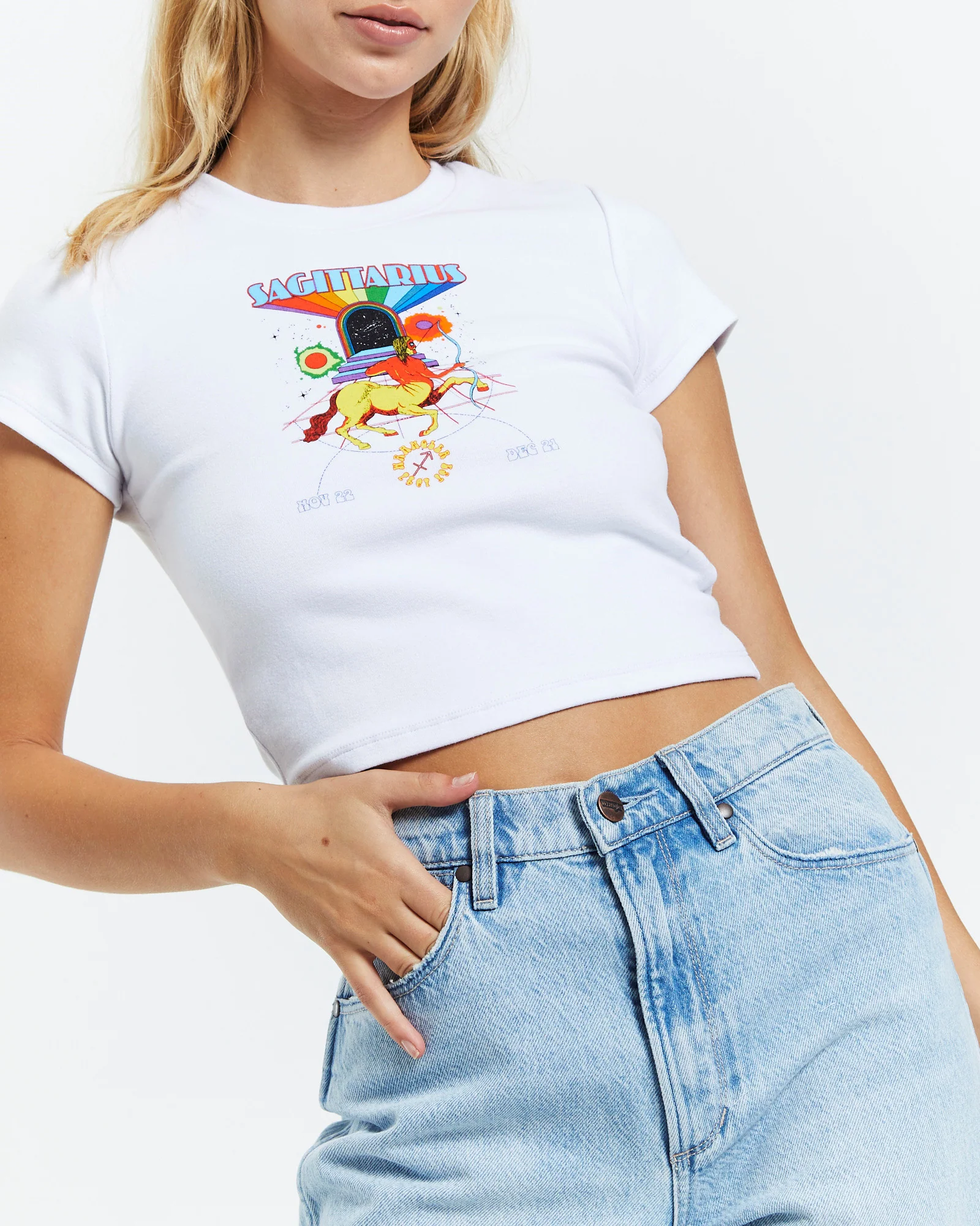 Sagittarius Baby Tee - Image 2