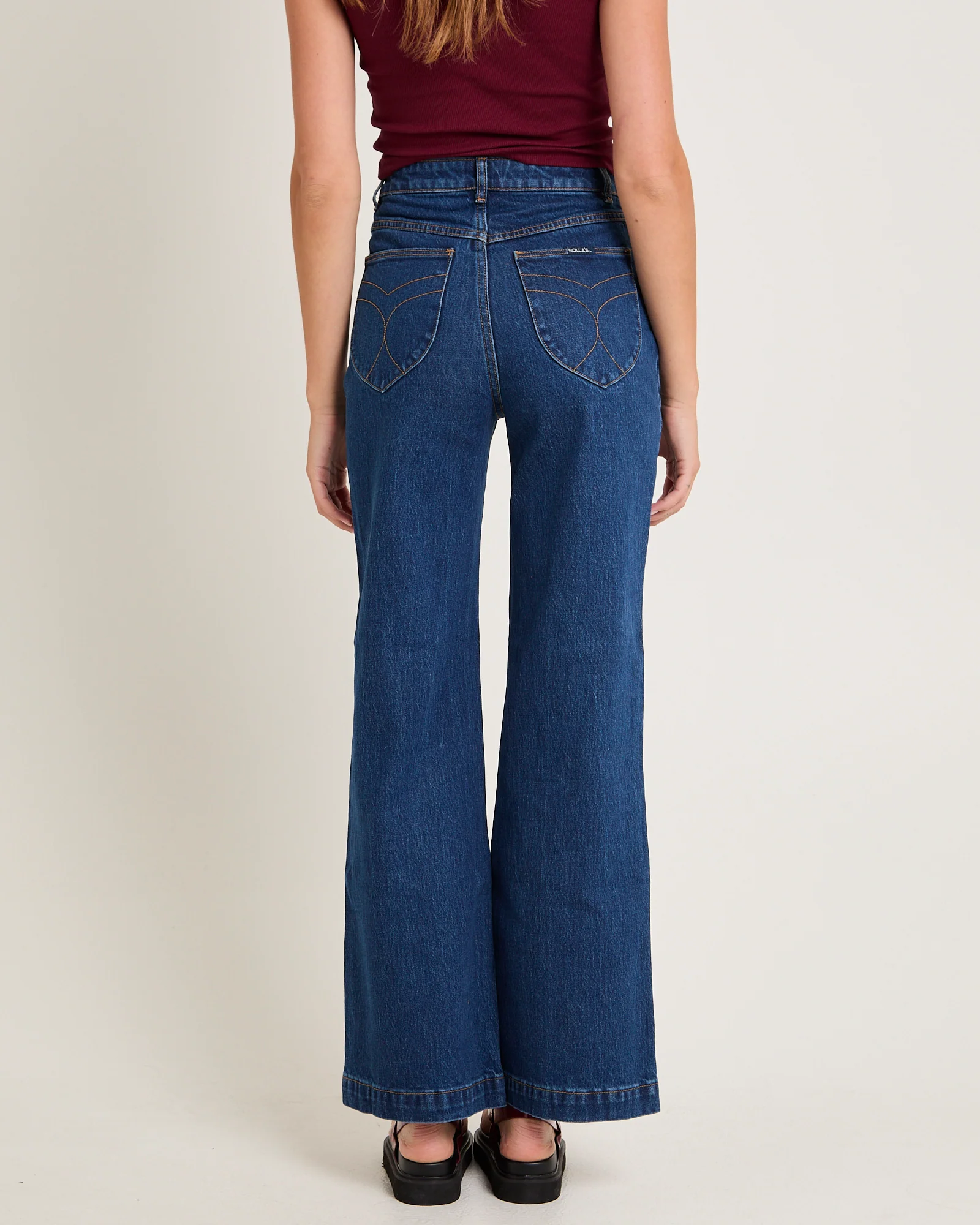 Sailor Denim Jeans Long Eco Ruby - Image 7