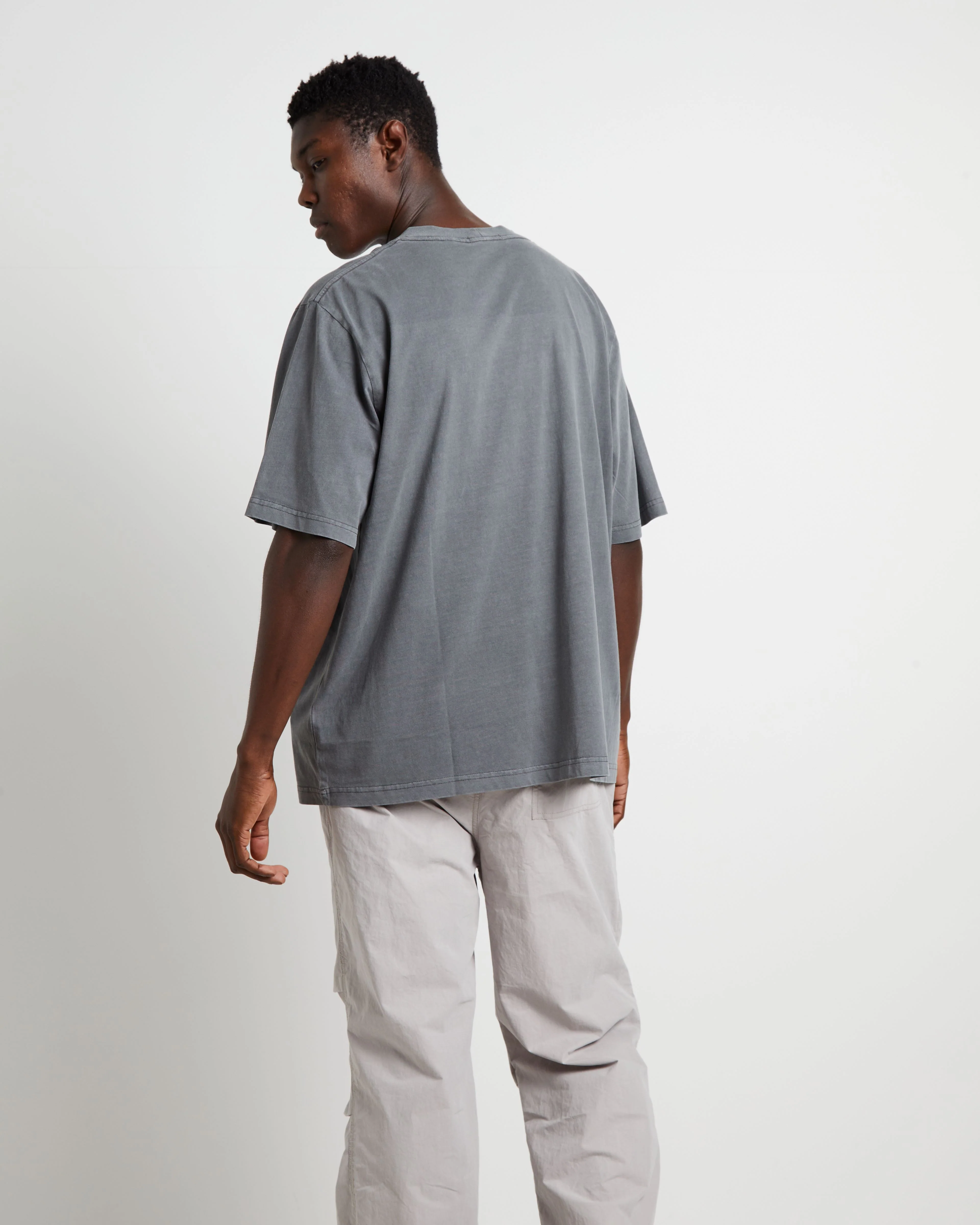 Samo Neuw Denim Logo T-Shirt in Graphite - Image 2