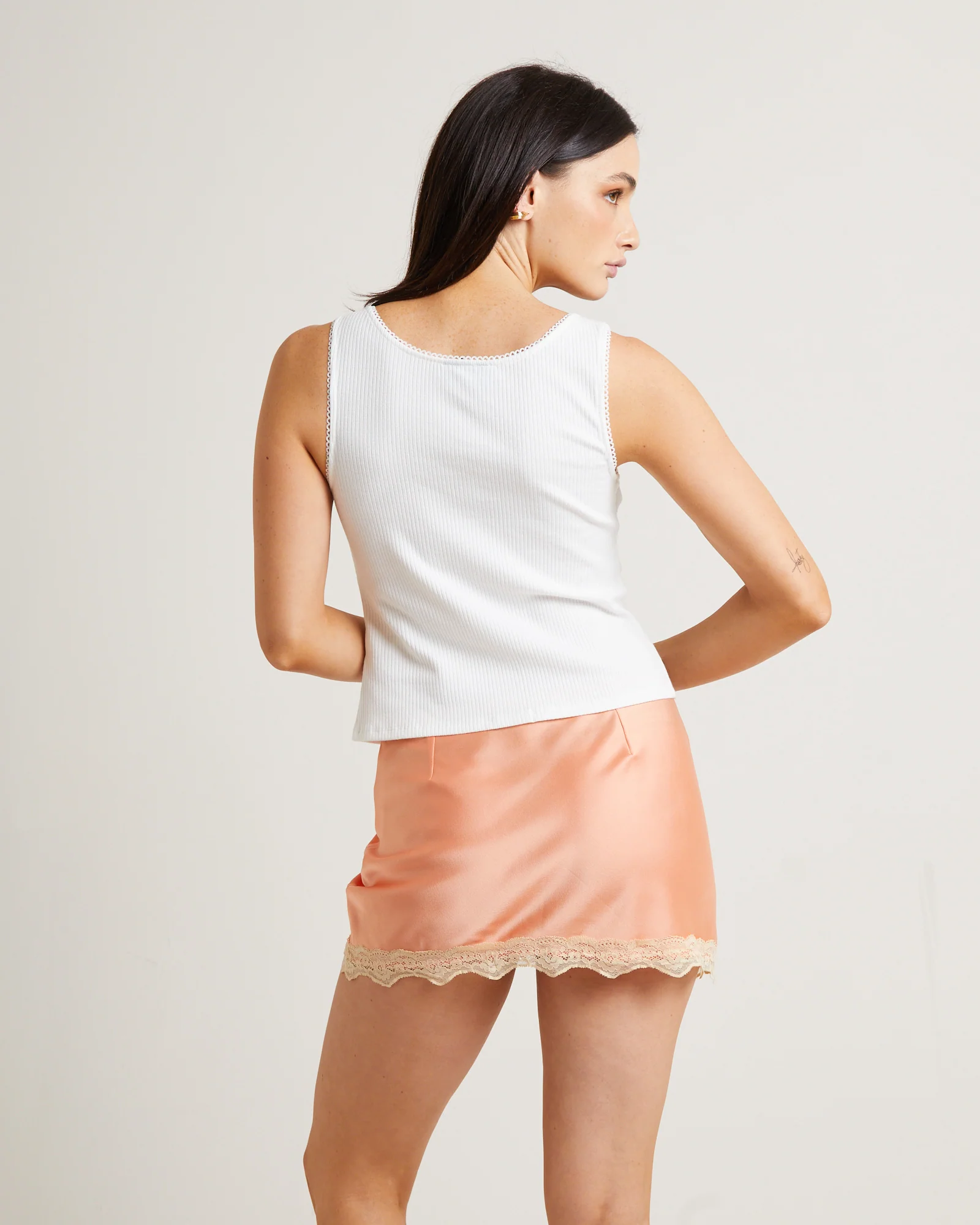 Saski Scallop Trim Vest Top - Image 2