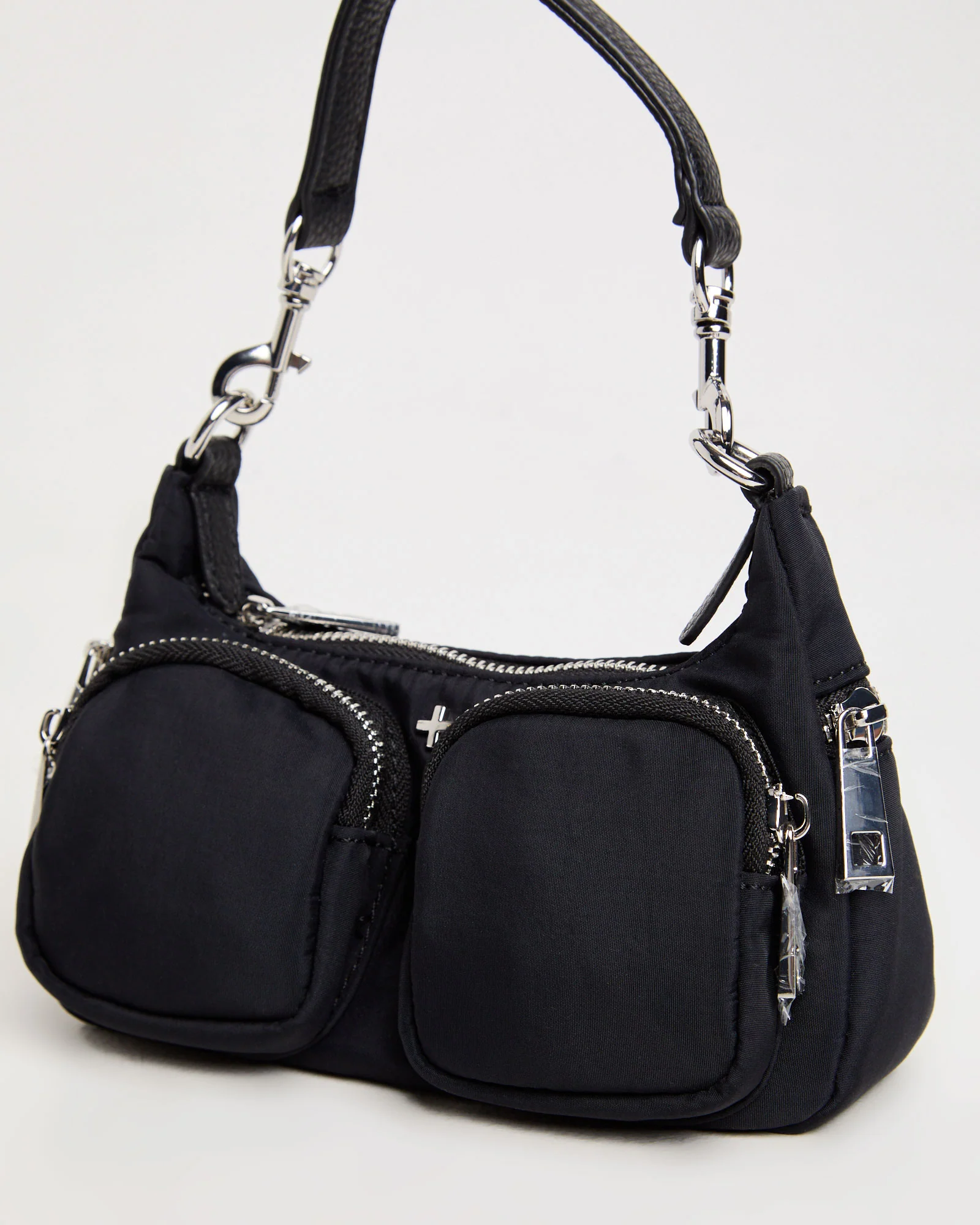 Scheana Bag in Black Nylon - Image 3