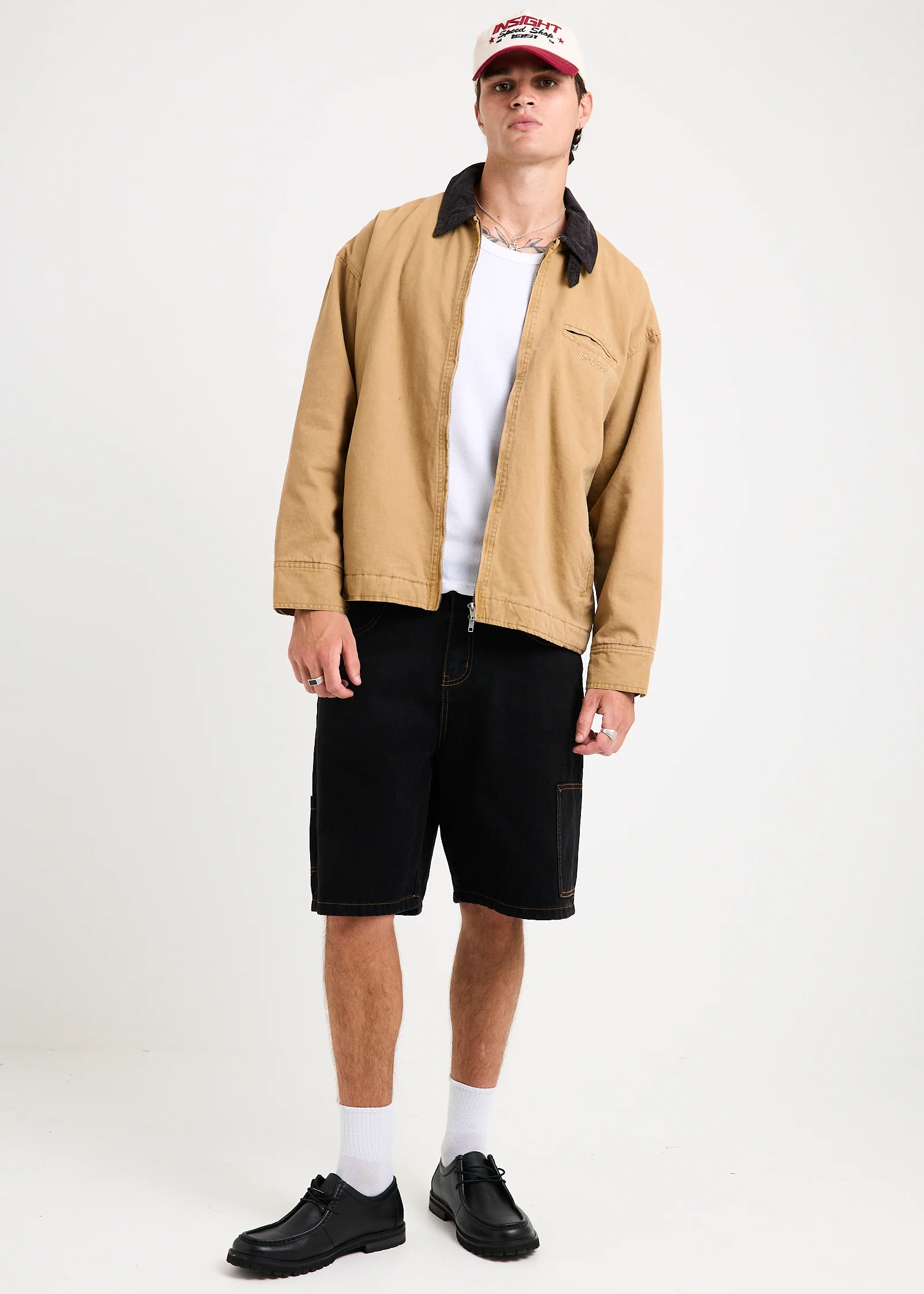 Scorched Harper Denim Baggy Fit Carpenter Shorts - Image 3