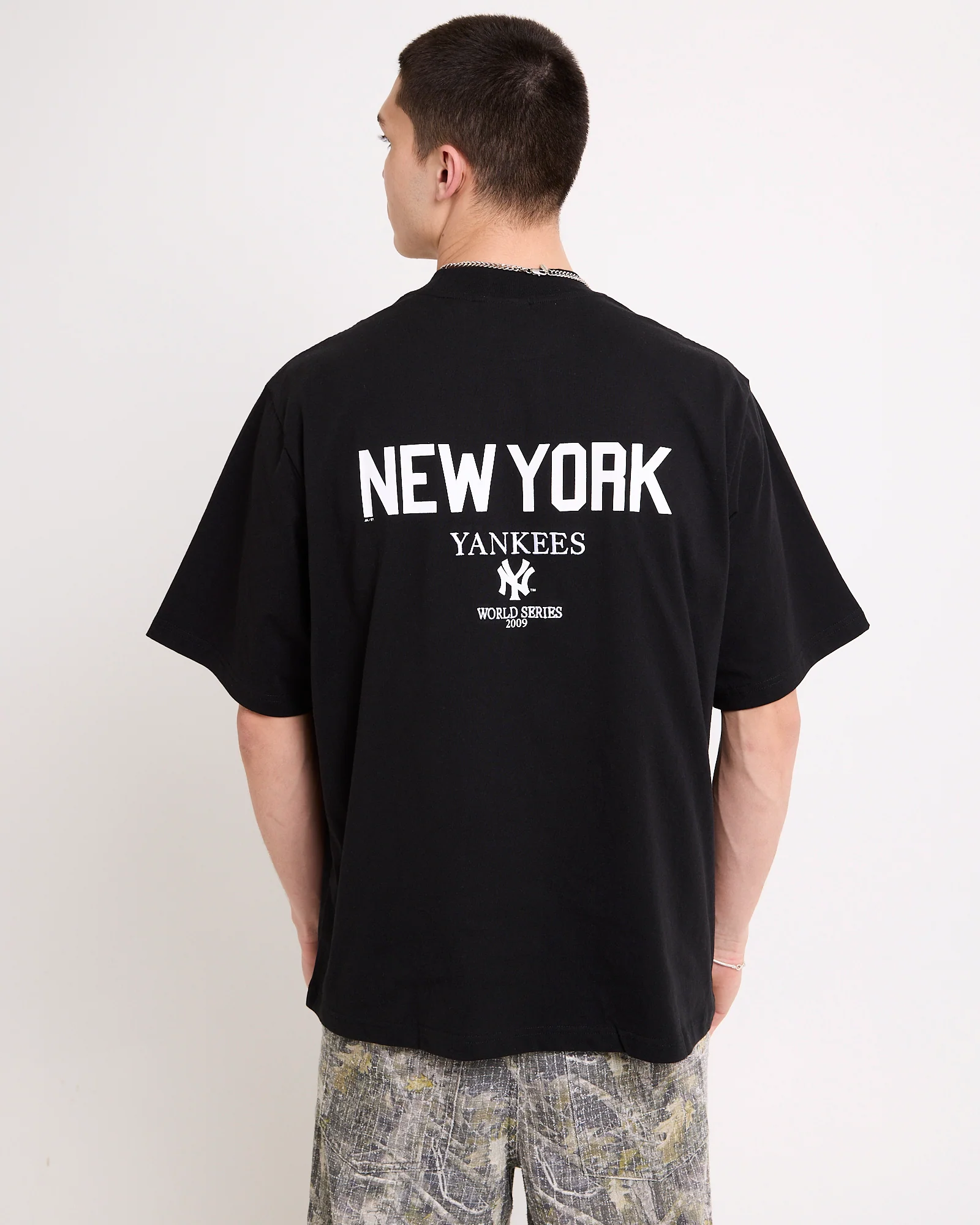 New York Yankees Script Boxy T-Shirt - Image 2