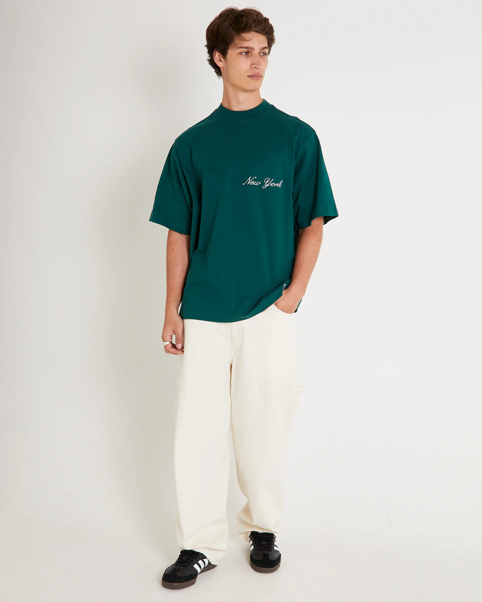 New York Yankees Script Boxy T-Shirt - Image 3