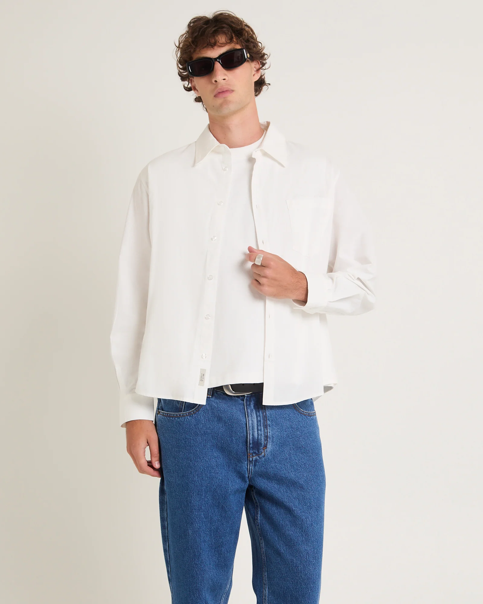 Script Oxford Long Sleeve Shirt - Image 2