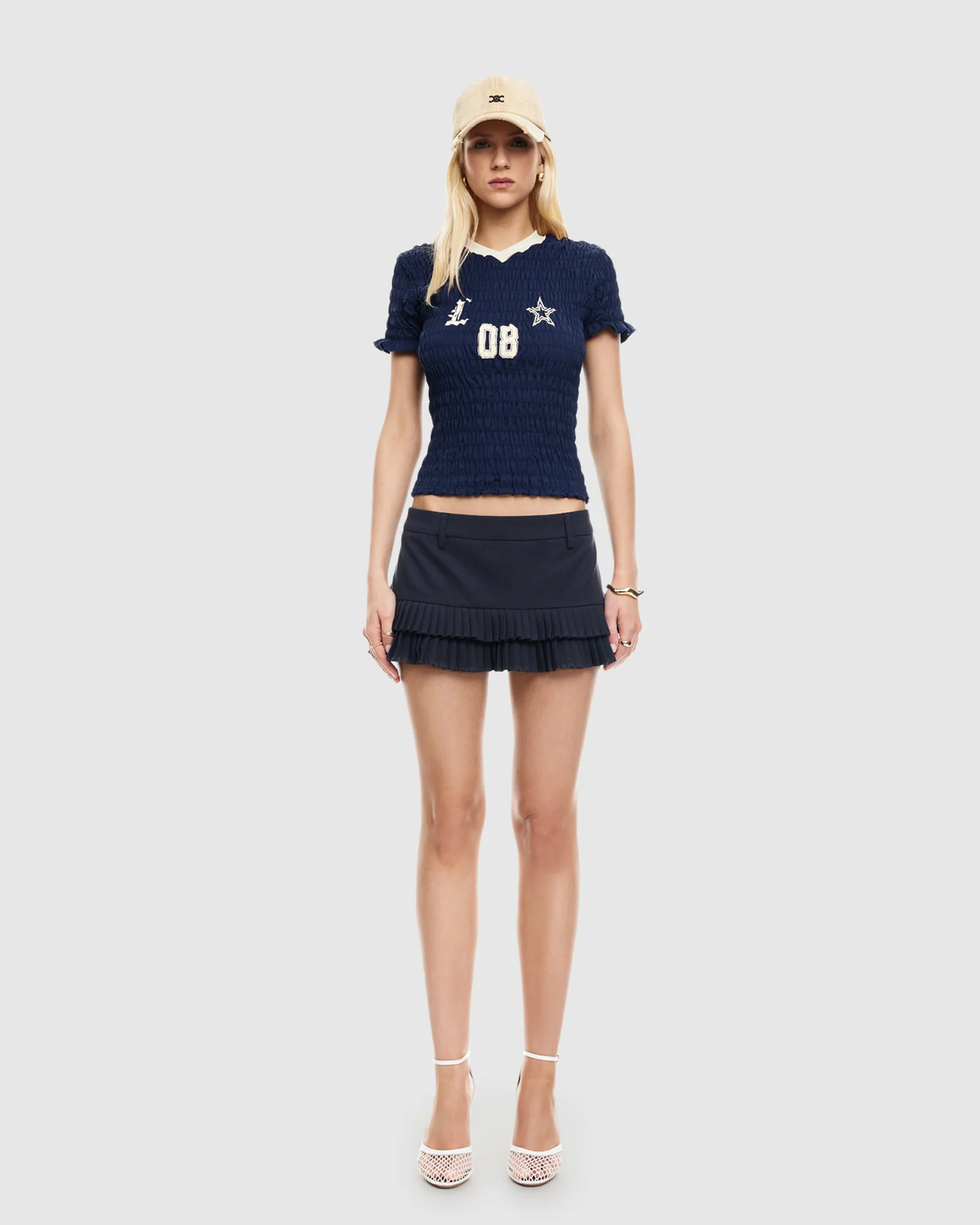 Scrunched Spectate Top