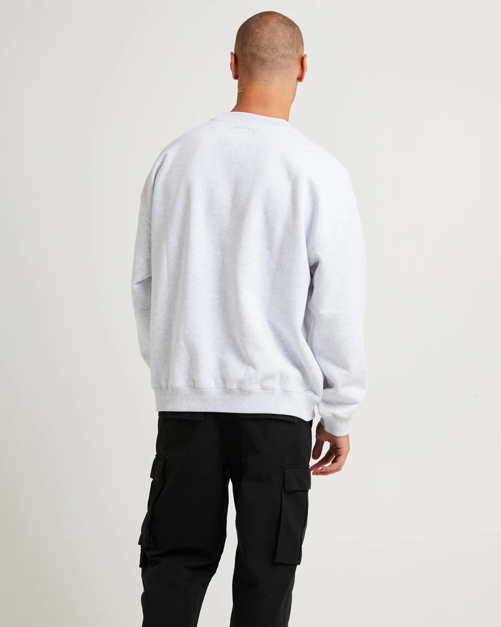Seattle Crew Jumper Frost Marle Grey - Image 2