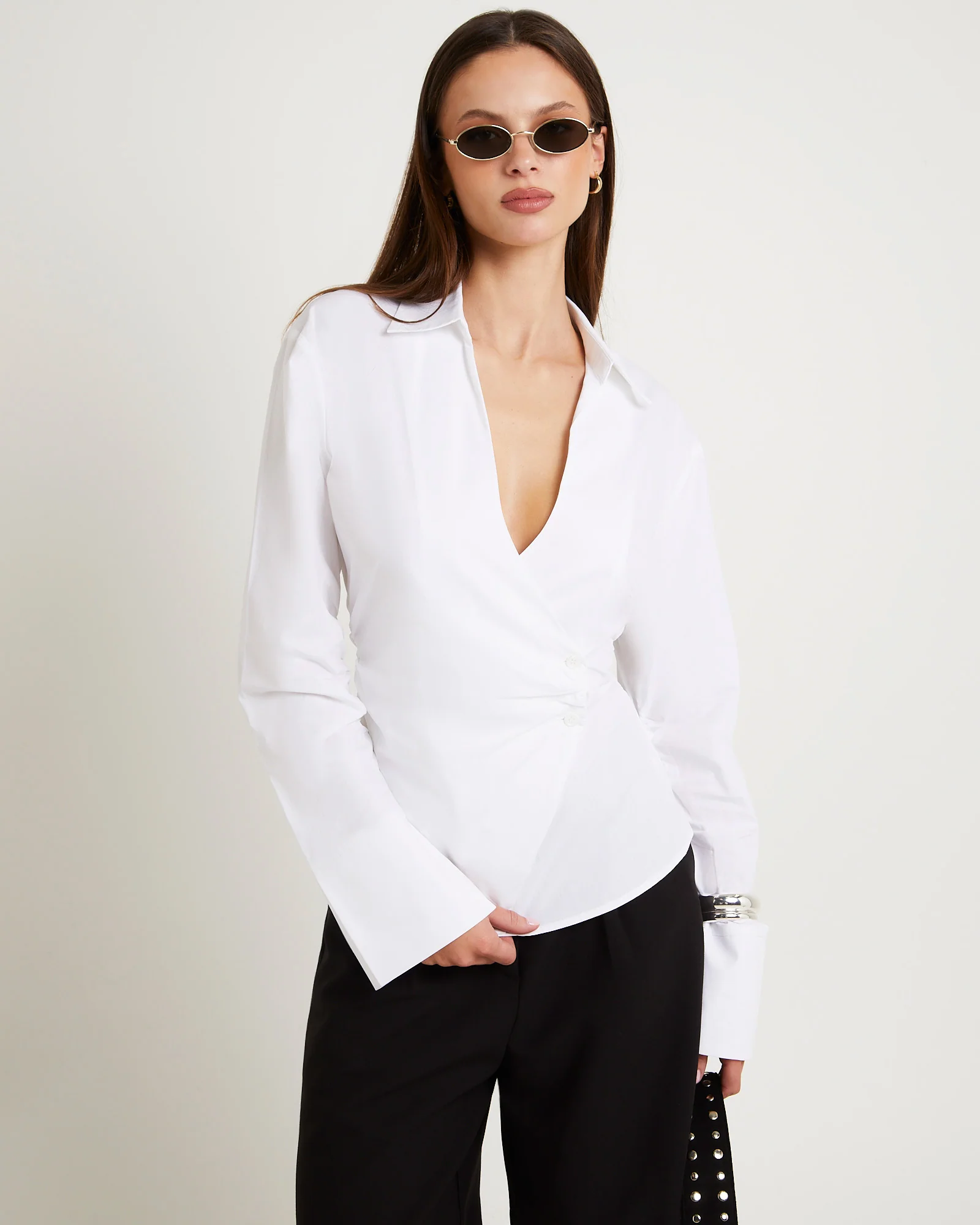 Selene Wrap Shirt - Image 2