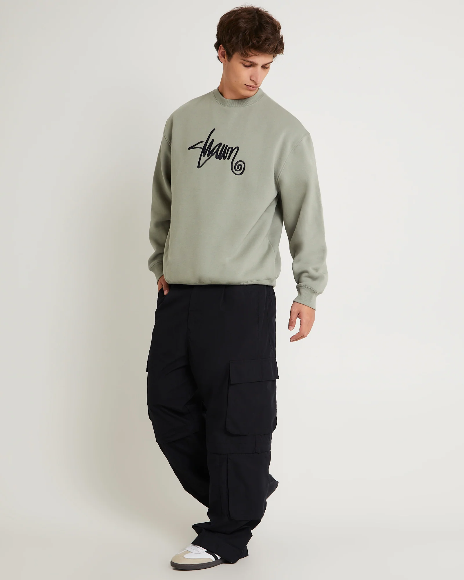 Shawn Script Crew Sweatshirt - Image 3