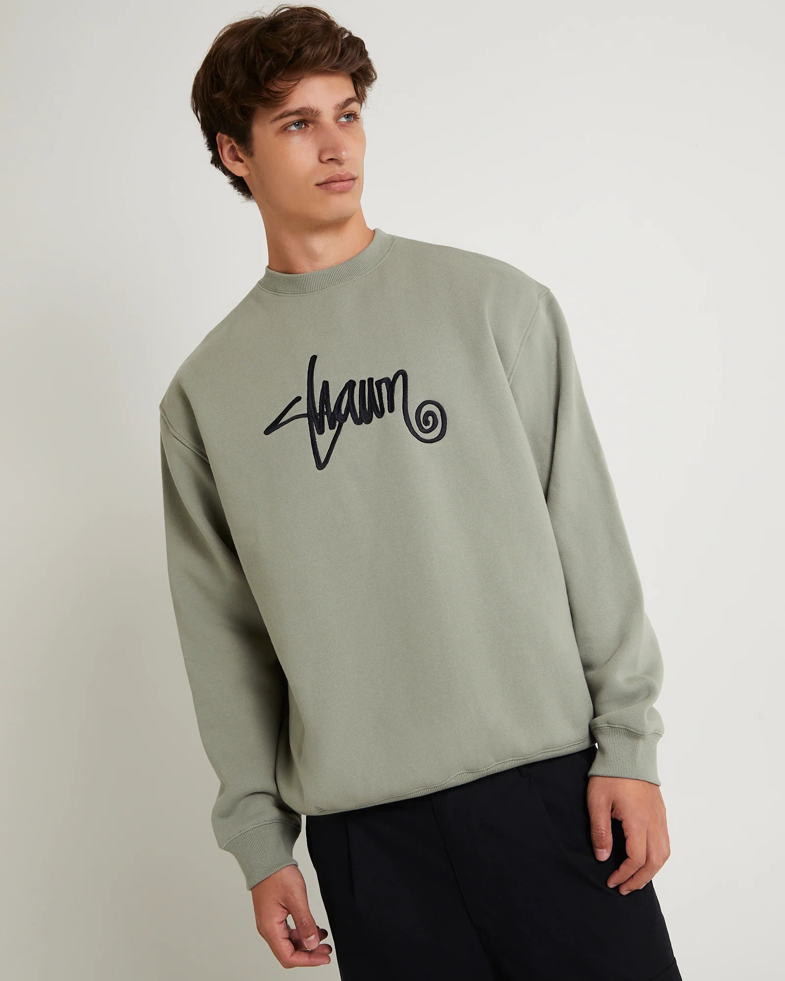 Shawn Script Crew Sweatshirt - Image 5