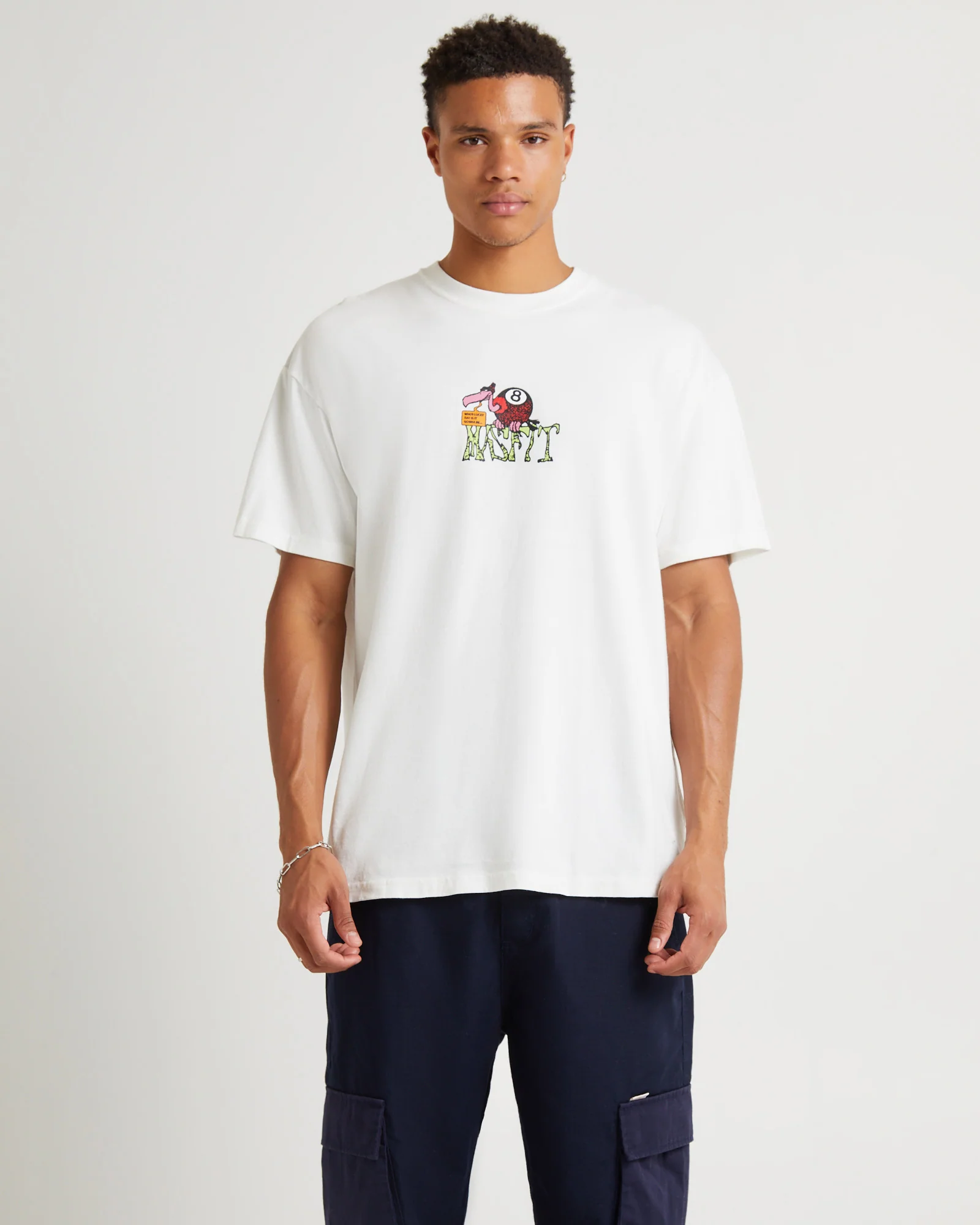 Sheer Luck Short Sleeve T-Shirt Thrift White