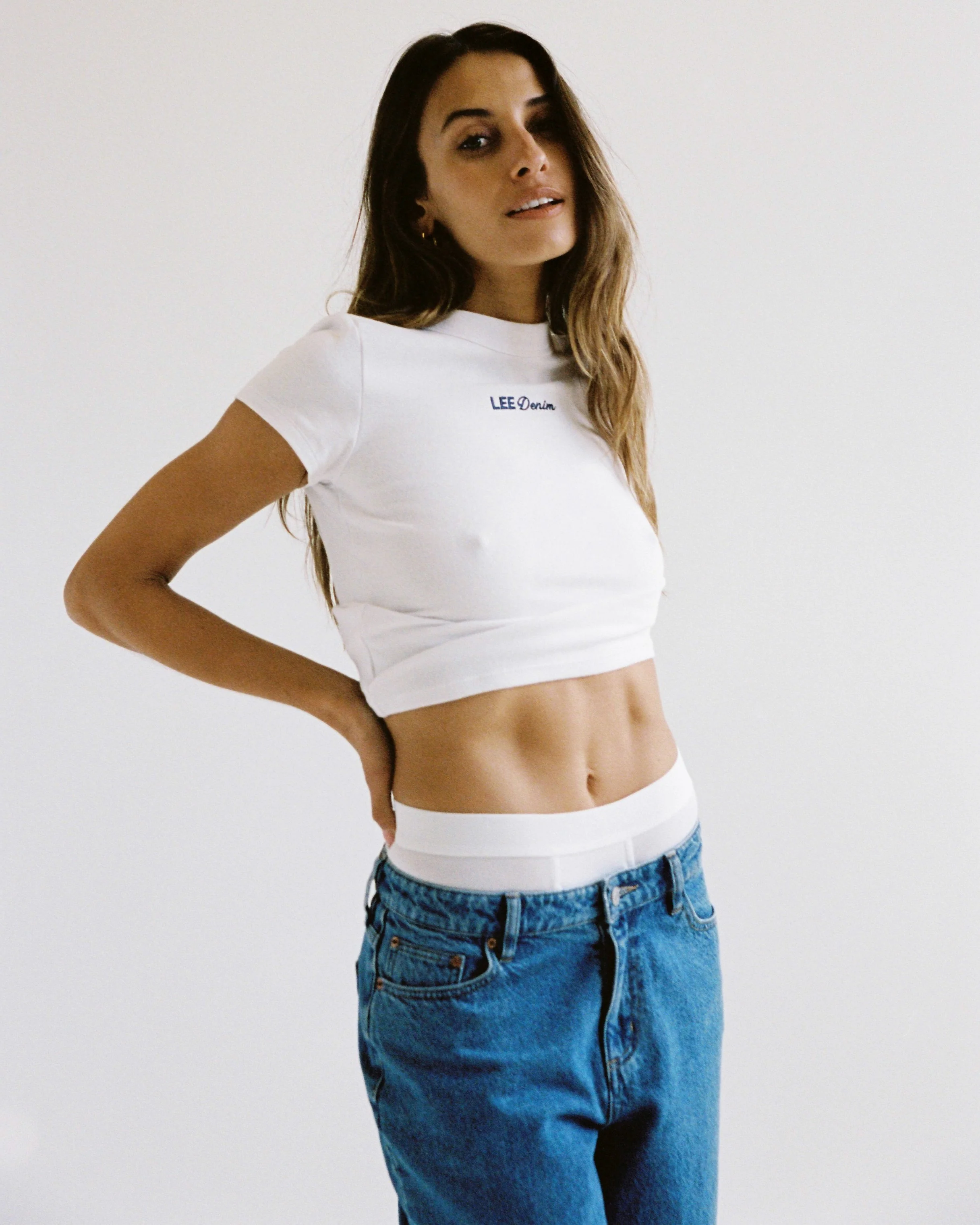 Signature Rib Tee Optic White