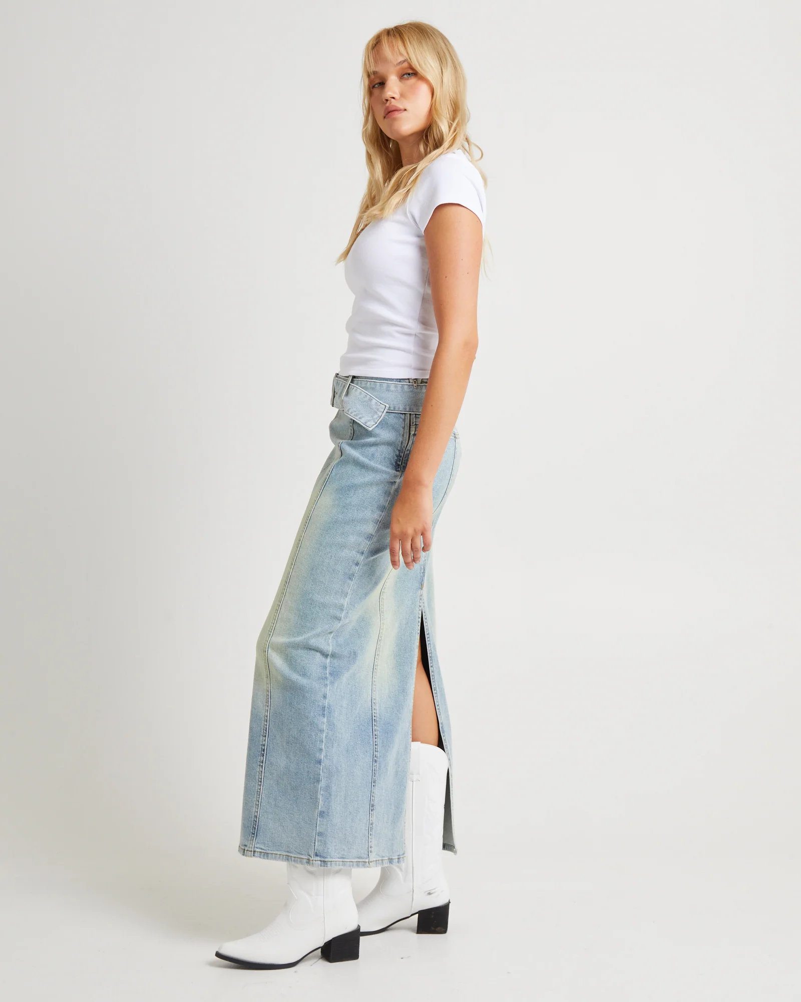 Signature Rib Tee Optic White - Image 4