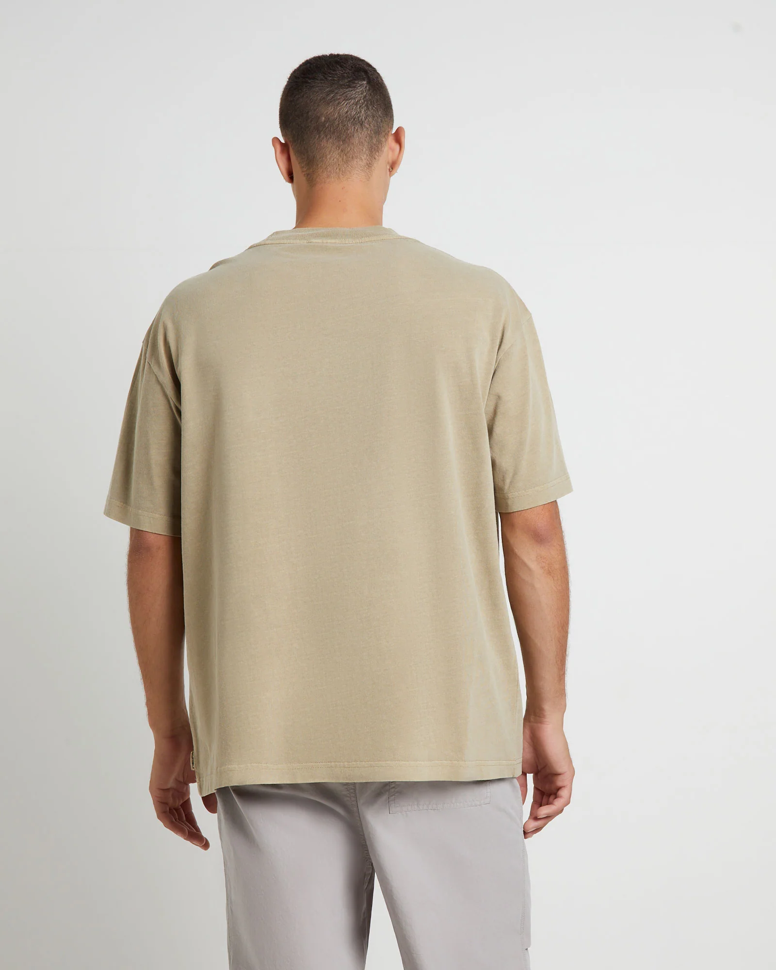 Since Never Short Sleeve T-Shirt in Taupe - Image 2