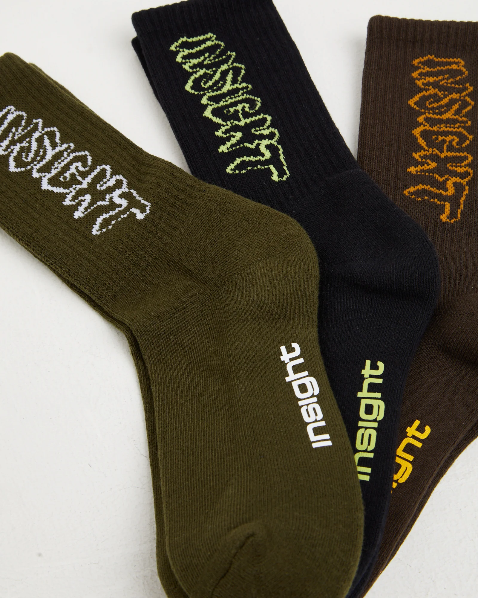 Sive Crew Socks in Green - Image 2