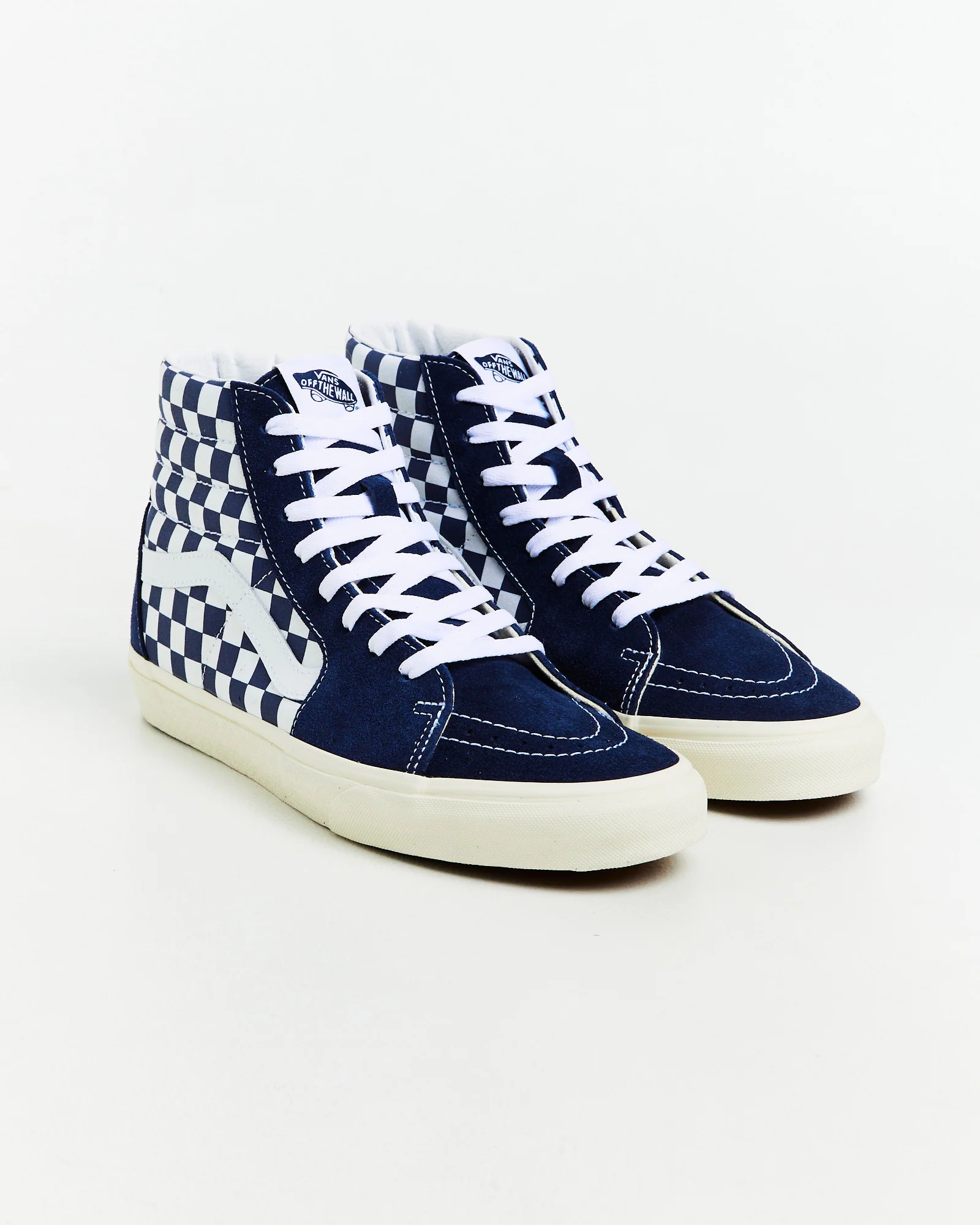SK8-Hi Top Sneakers Checkerboard Dress Blue/White - Image 3