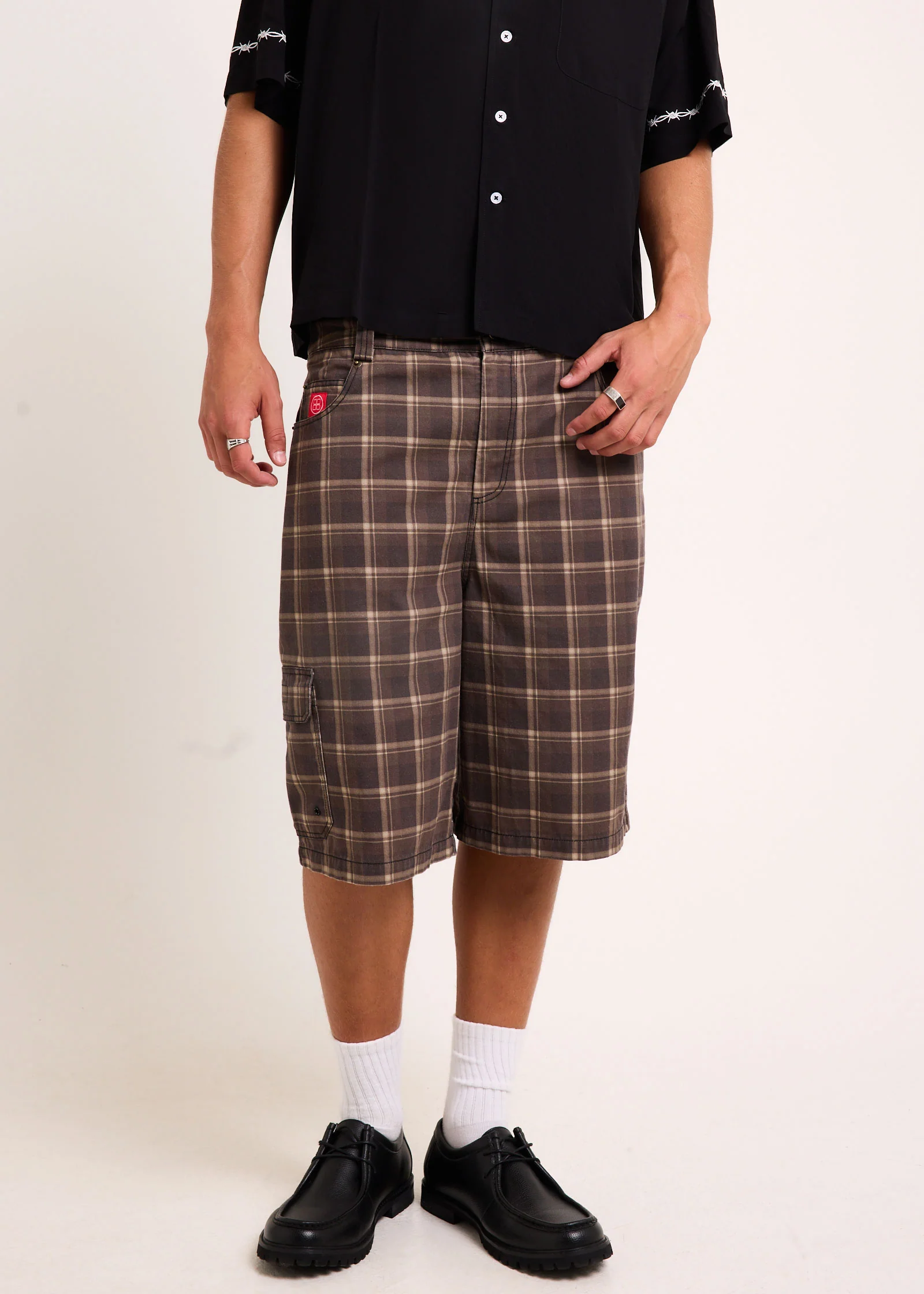 Slacker Check Shorts