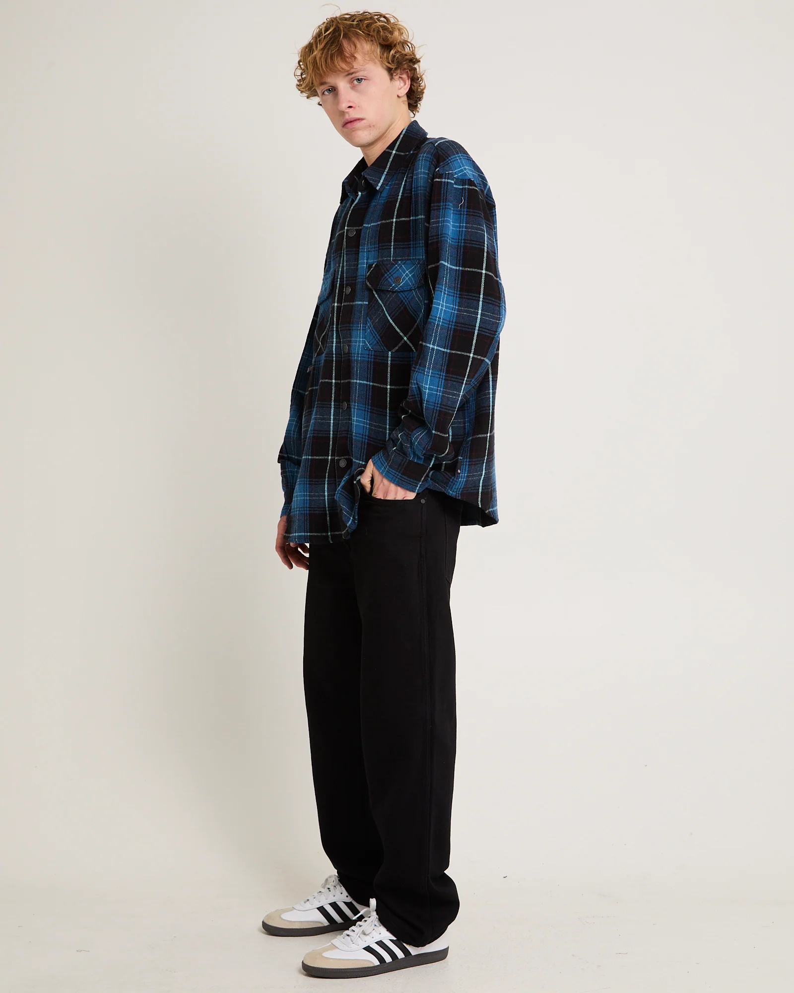 Slacker Relaxed Denim Jeans Steele Black - Image 4